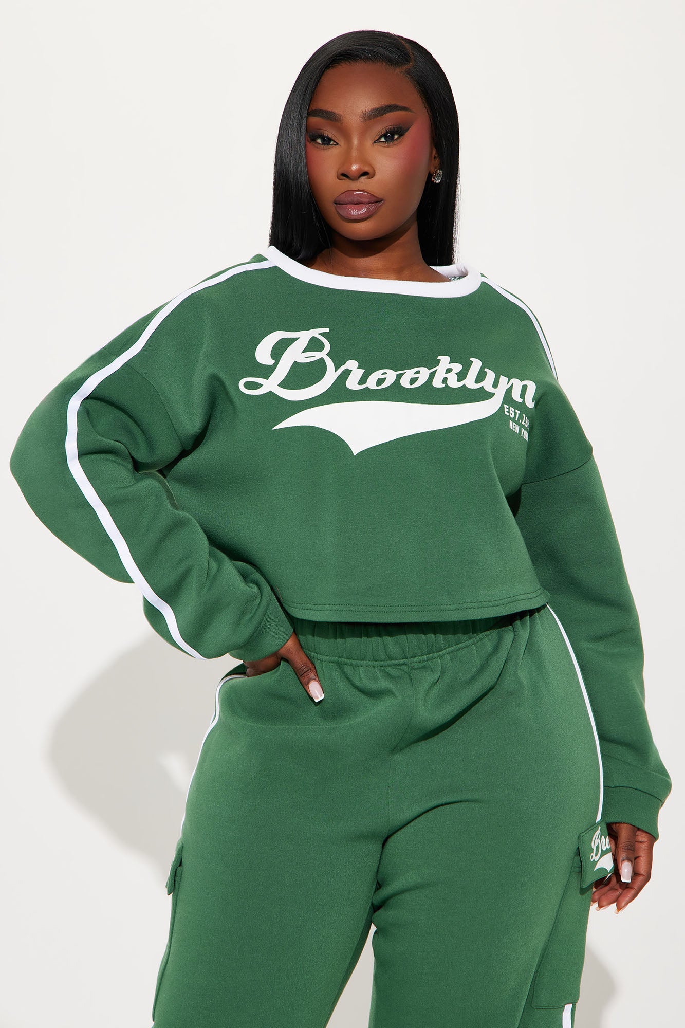 Brooklyn Life Fleece Jogger Set - Hunter