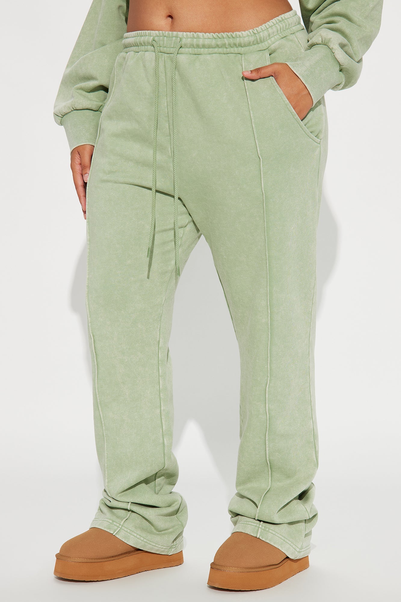 Chill Out Lounge Flare Pant - Sage