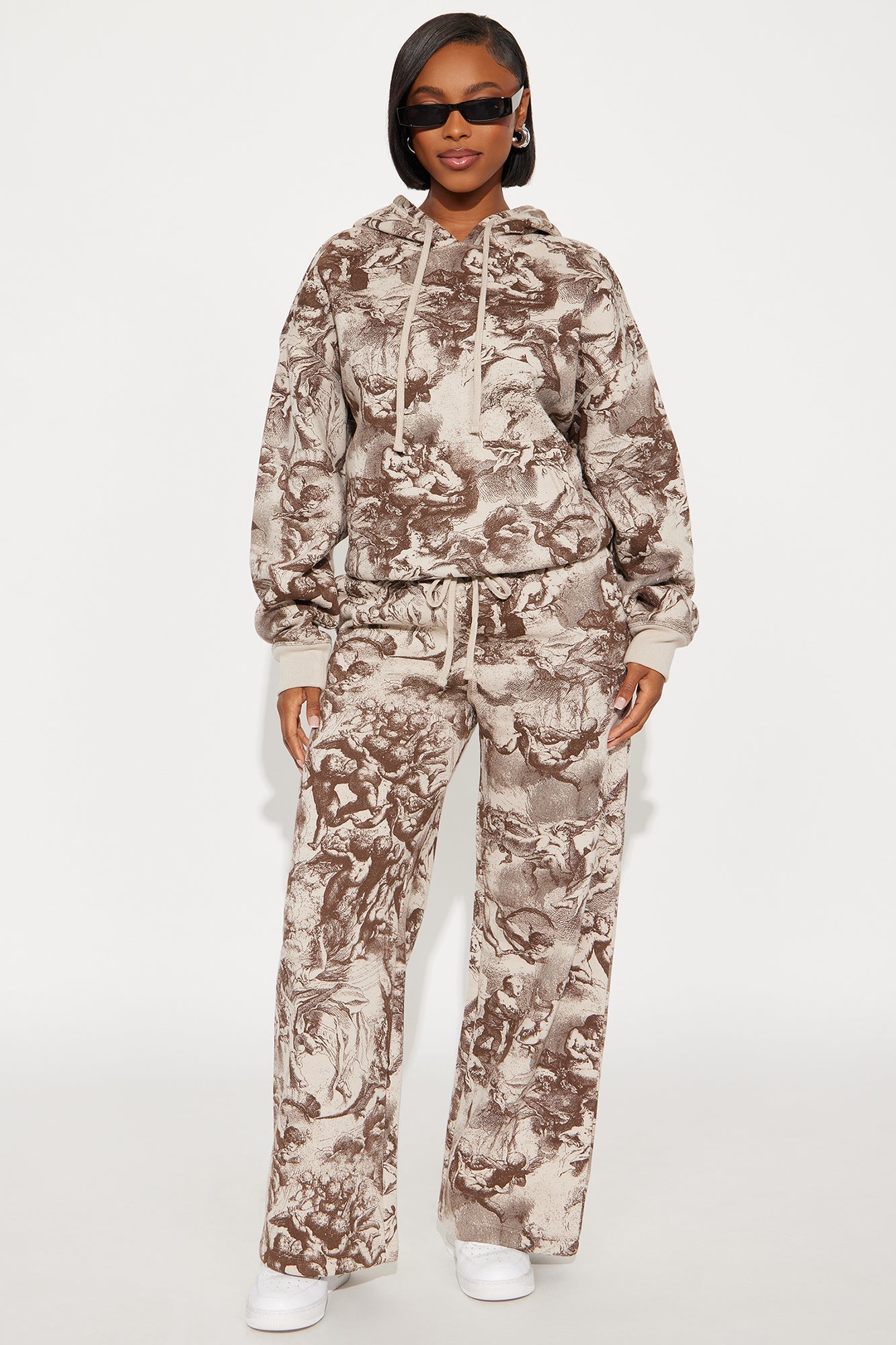 Heaven Made Fleece Oversized Hoodie - Taupe