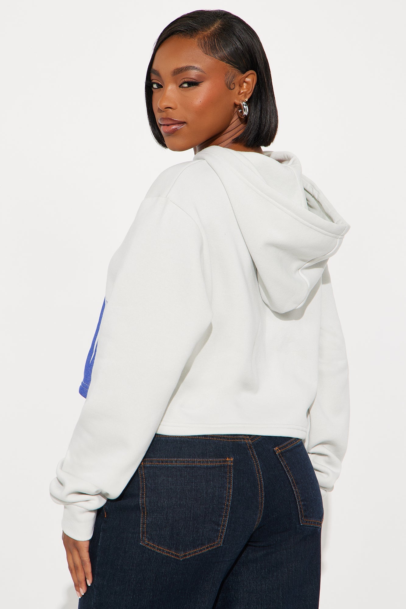 Dennis Rodman Basketball Zip Up Hoodie - White