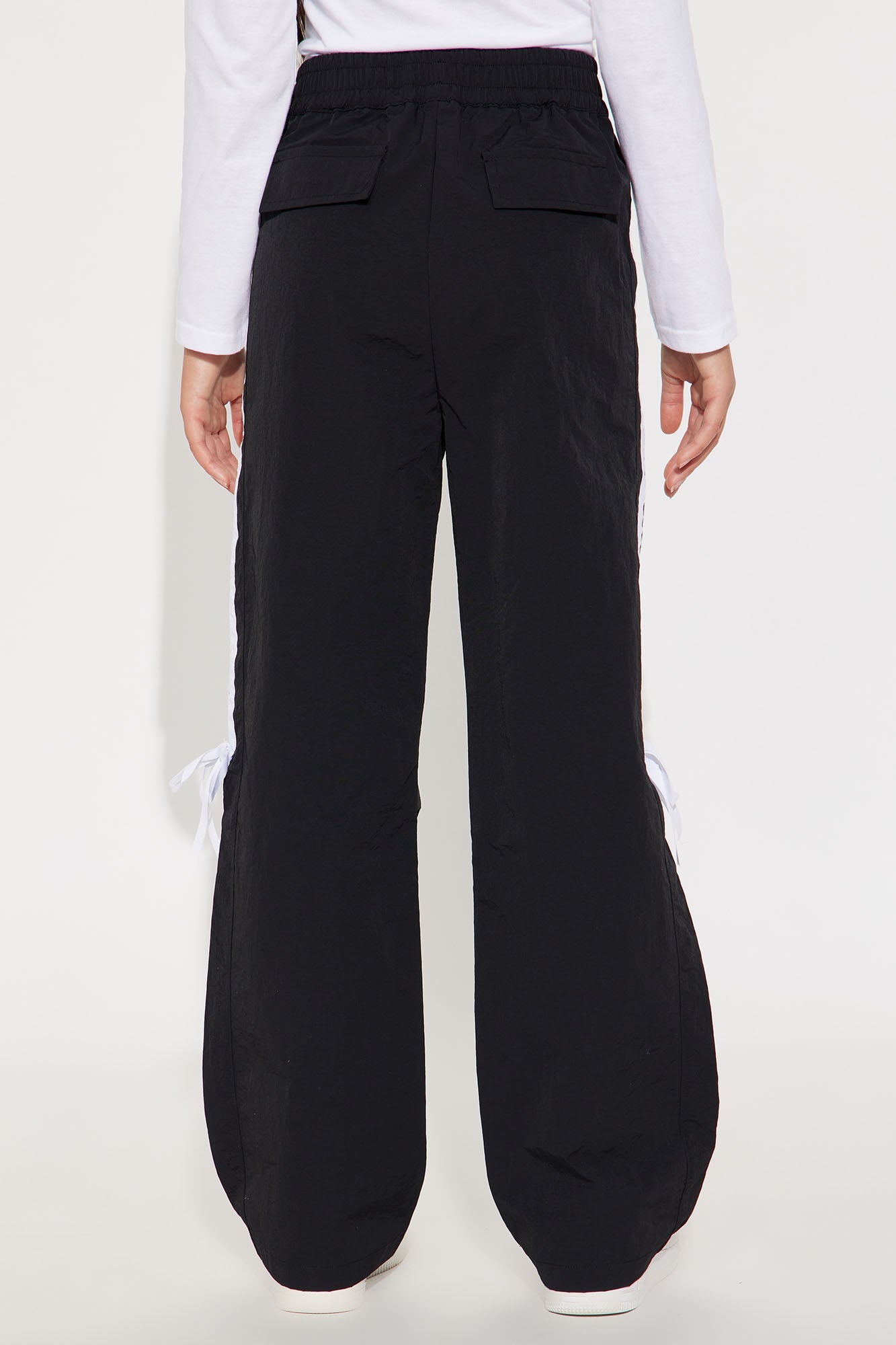 Mini Taura Windbreaker Track Pant - Black