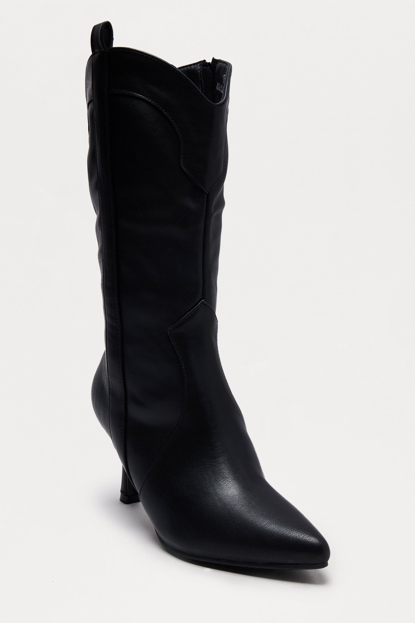 Kay Stiletto Cowboy Boots - Black