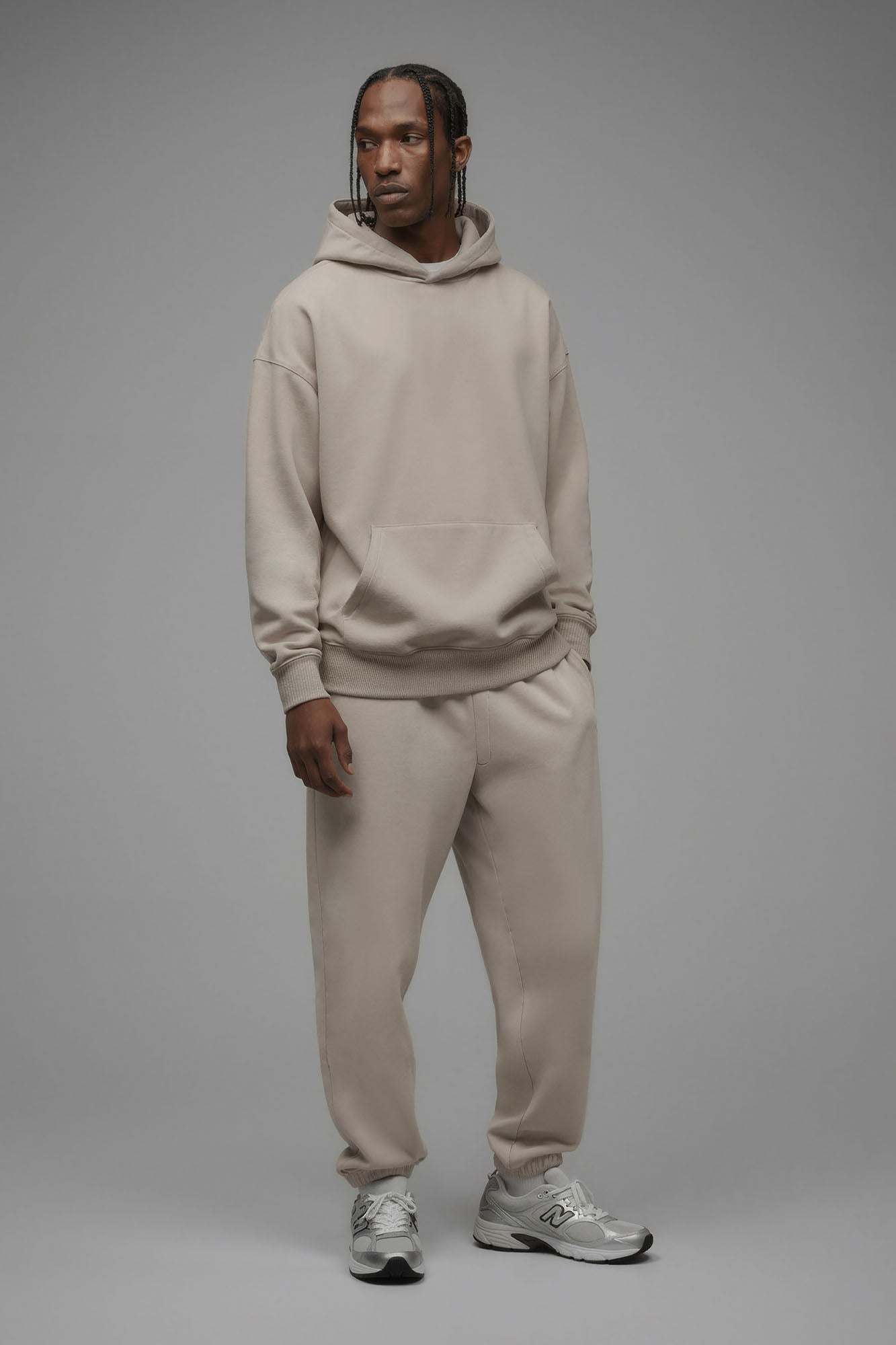410 Oversized Hoodie - Sand