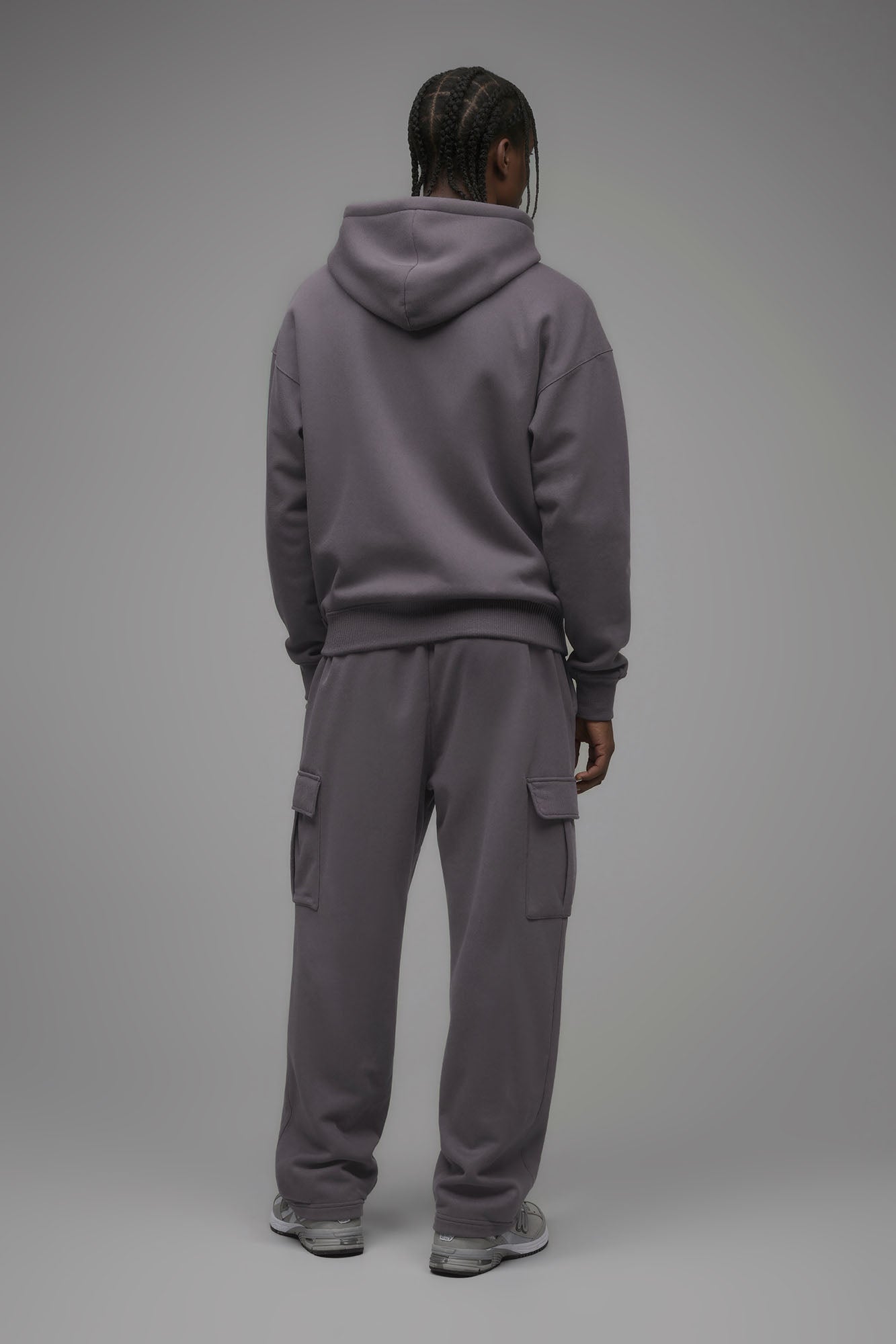 410 Baggy Cargo Sweatpants - Purple