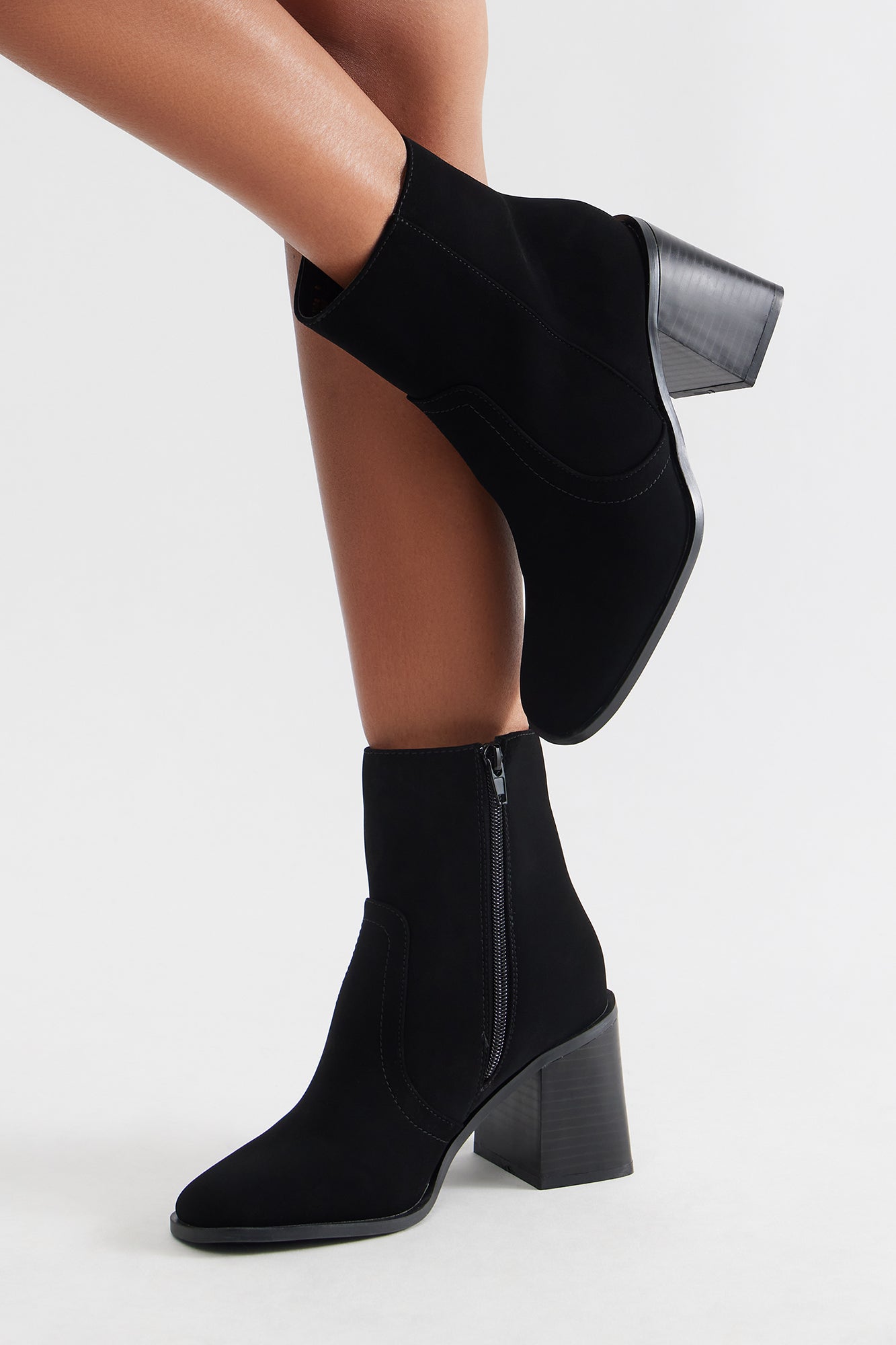 Zingy Ankle Booties - Black