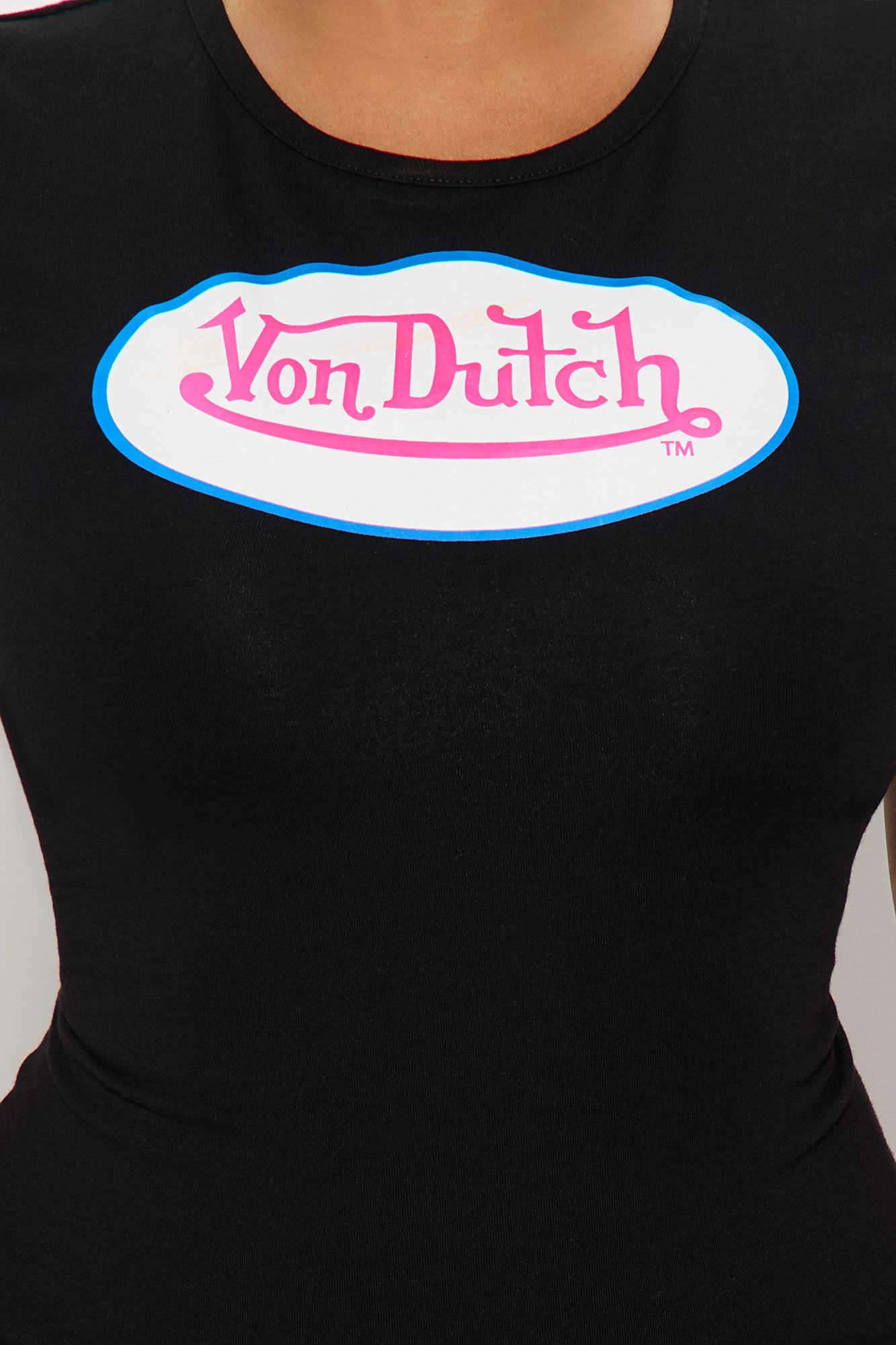 Von Dutch Boyfriend Mini Dress - Black
