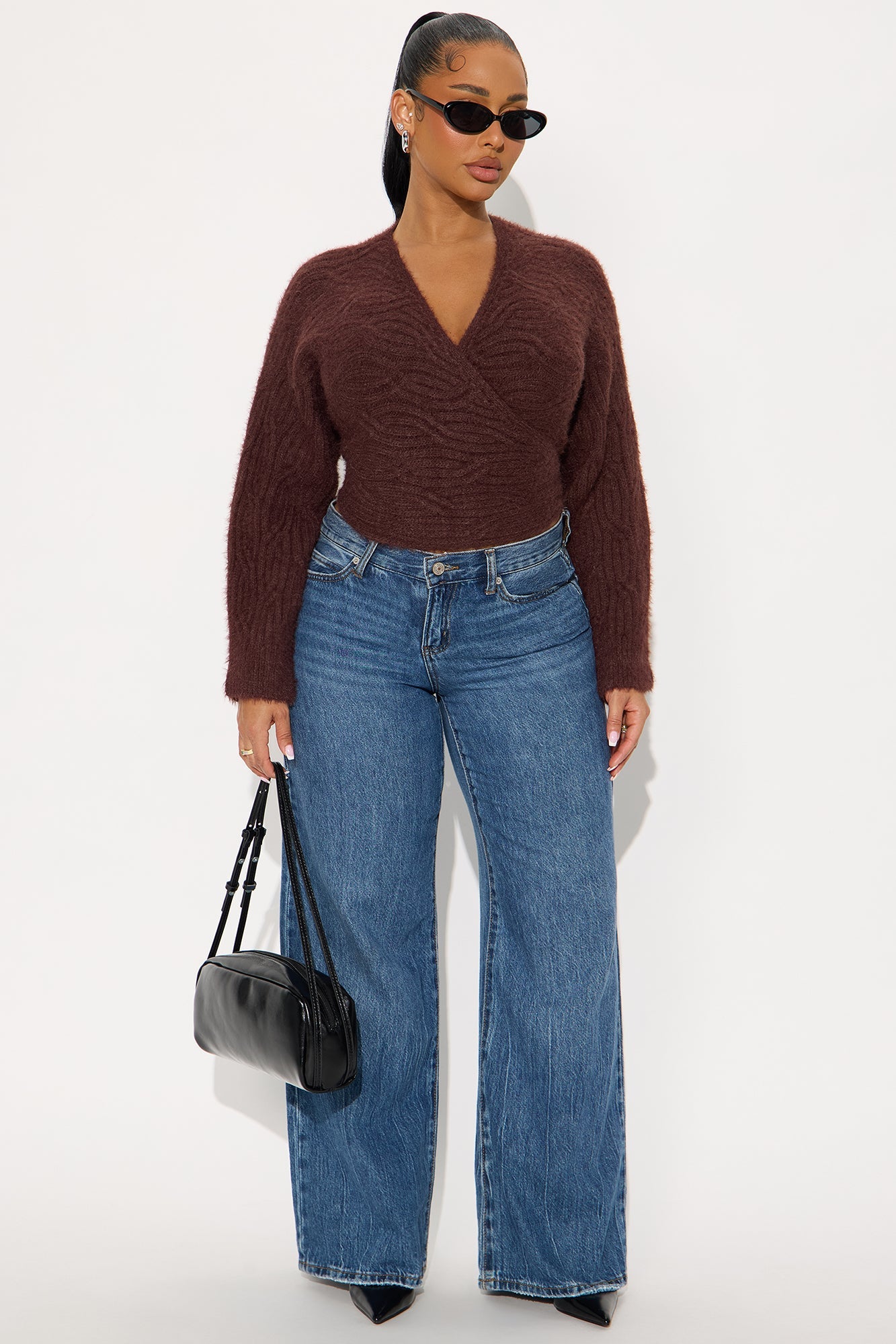 Snuggle Approved Tie Waist Cardigan - Brown