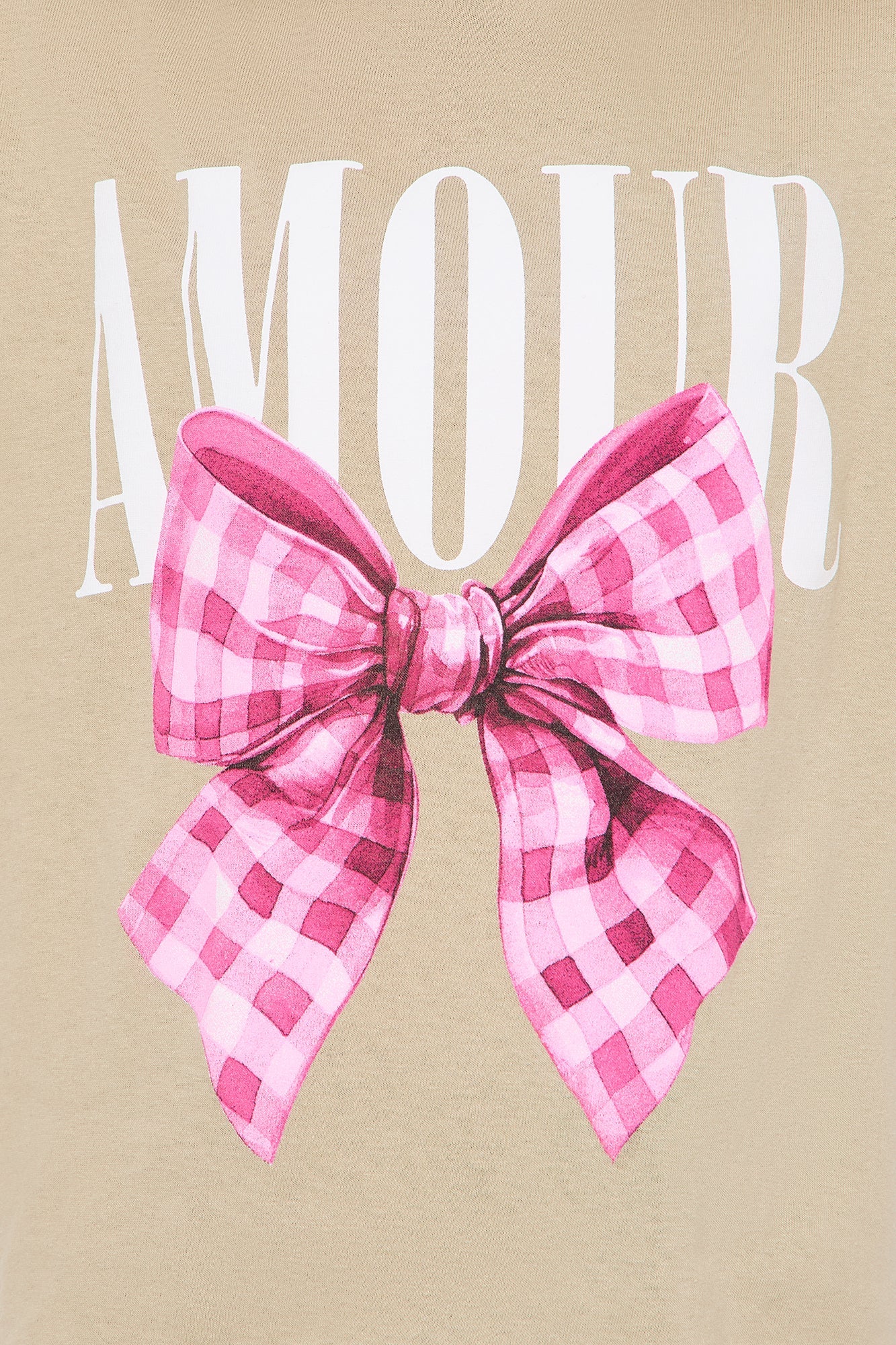 Mini My Only Amour Short Sleeve Tee - Sand