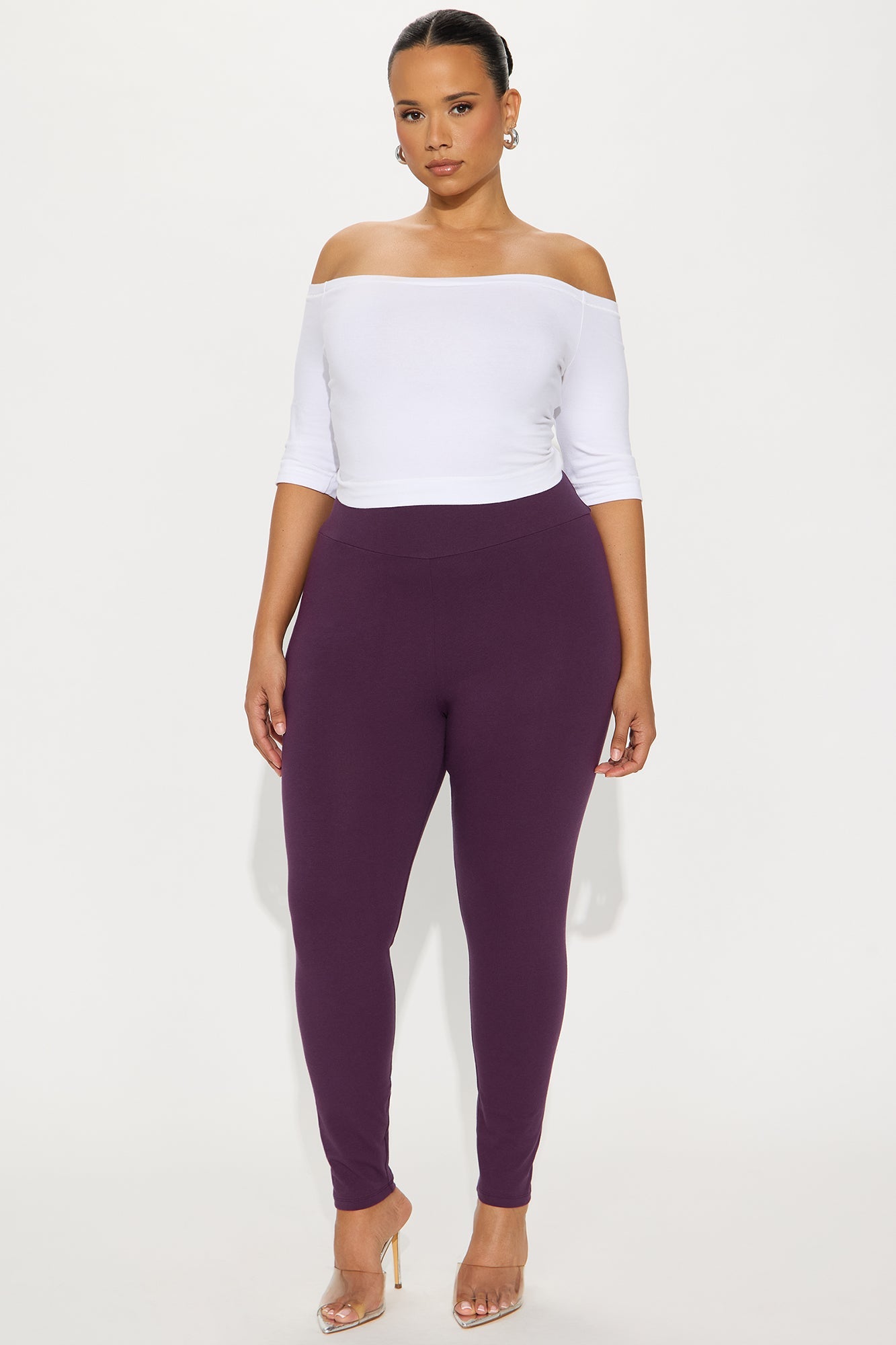 Running Around High Rise Legging - Plum