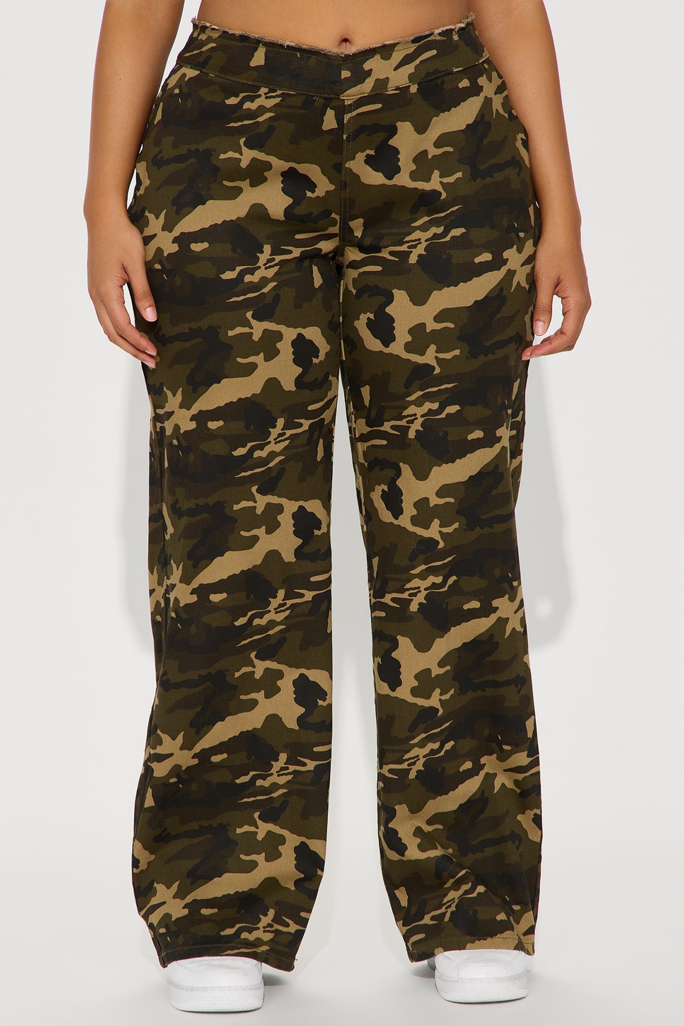 Weekly Hustle Camo Wide Leg Pant 32″ - Camouflage
