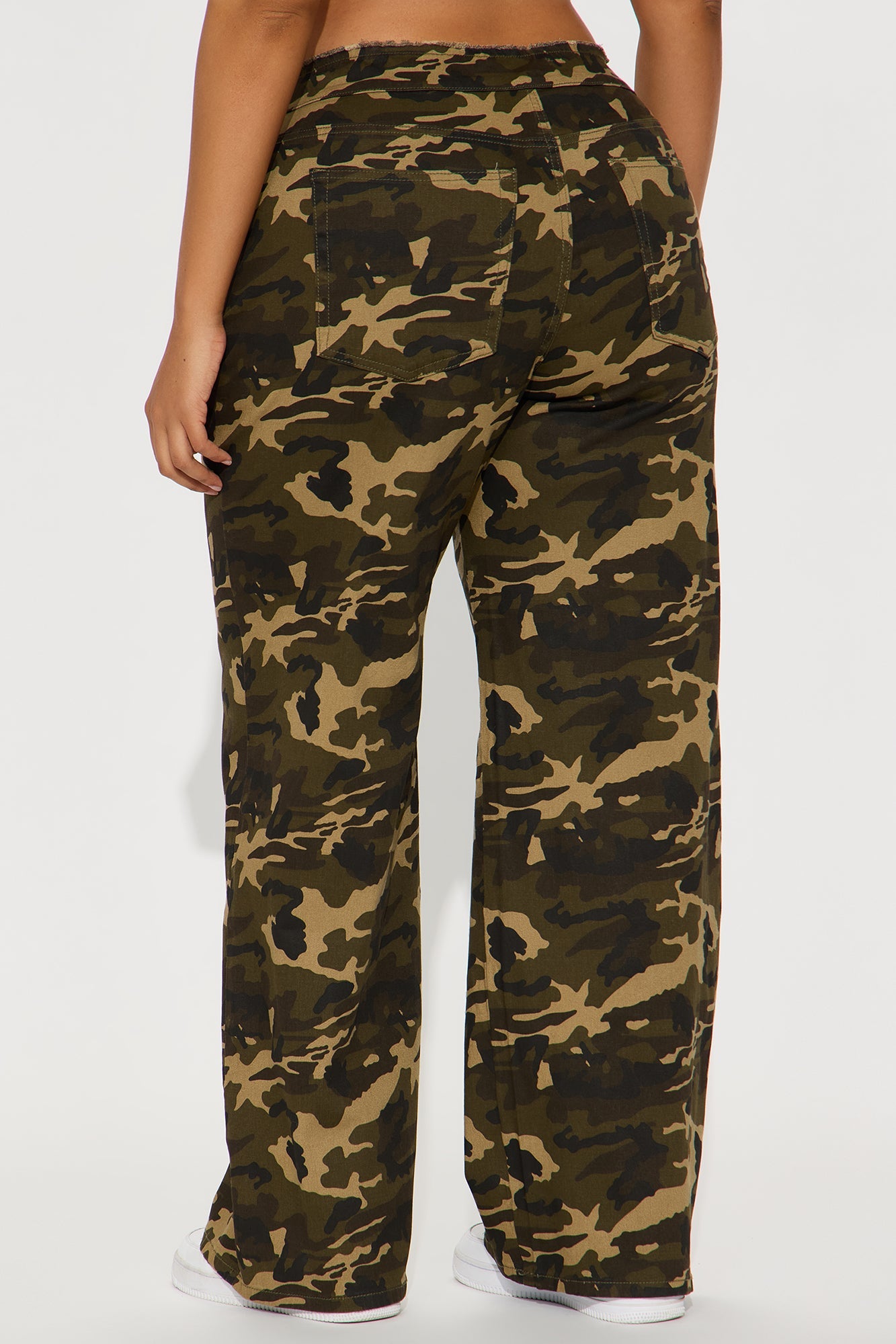 Weekly Hustle Camo Wide Leg Pant 32″ - Camouflage