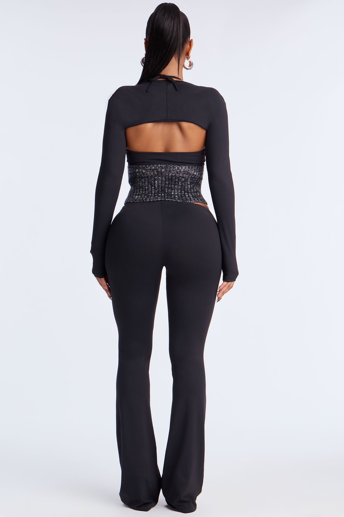 Tropic Tease 3 Piece Pant Set - Black/combo