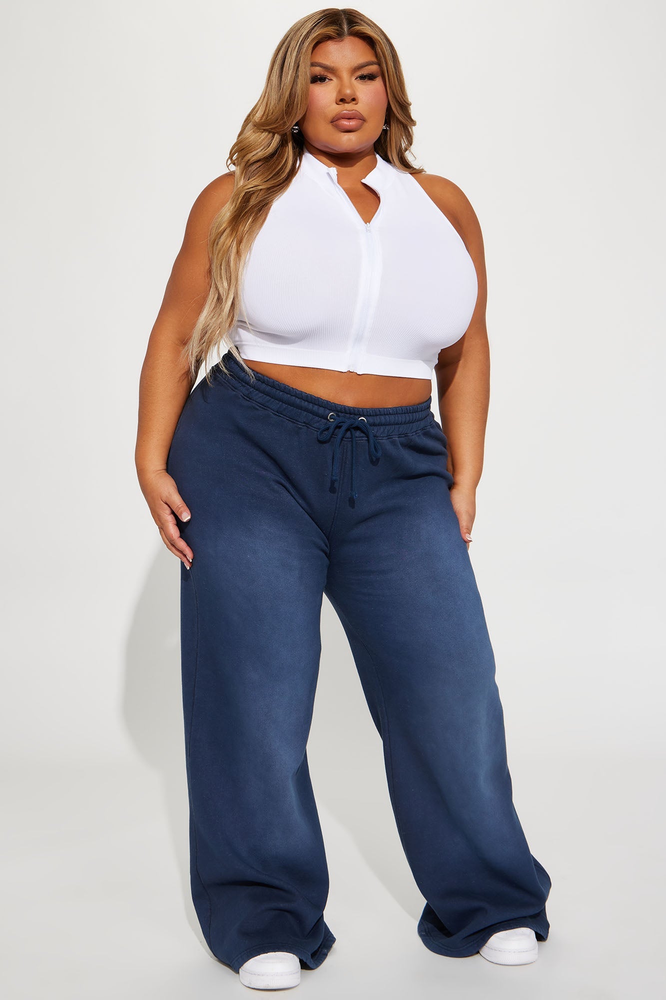 Gianna Washed Lounge Pant - Blue