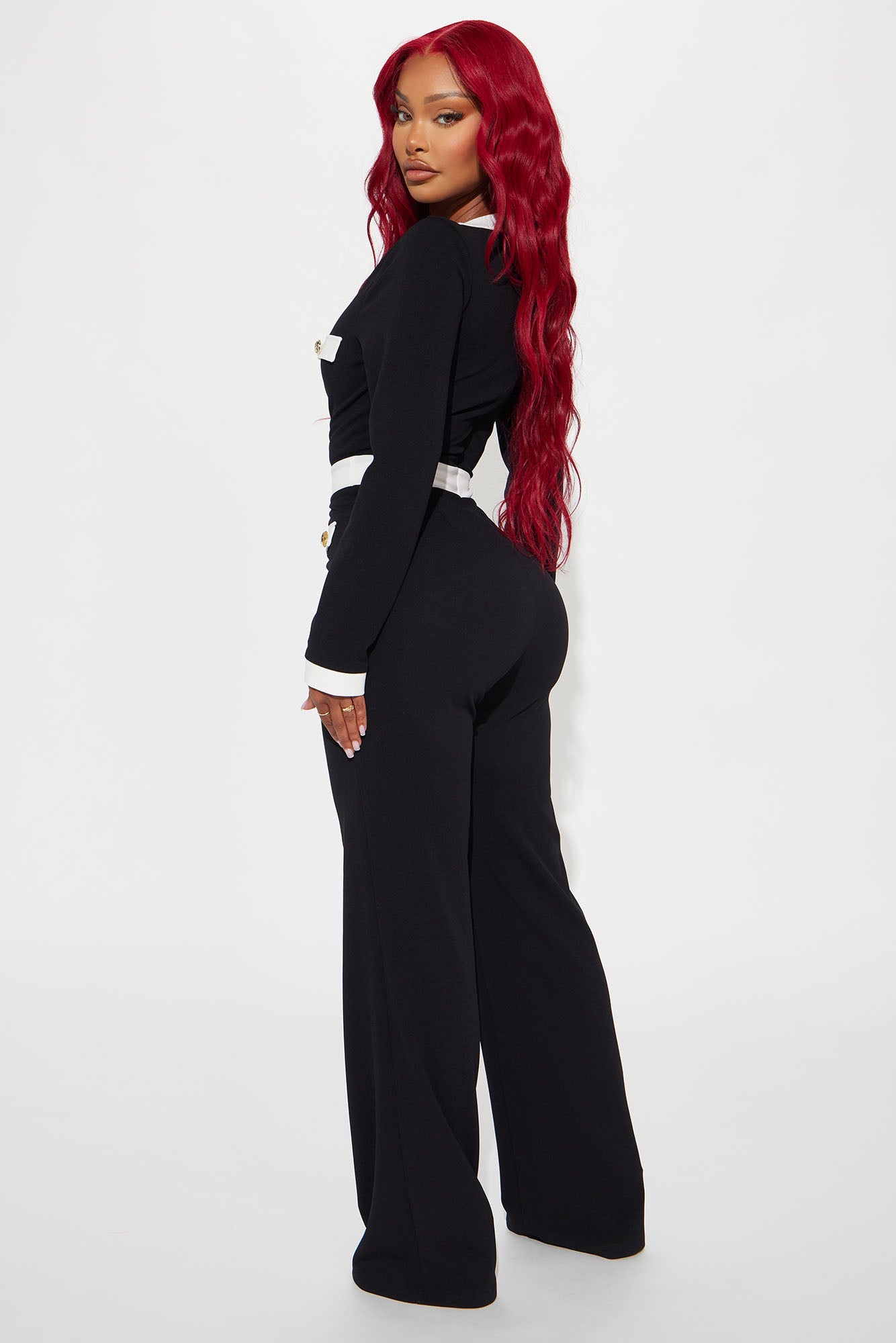 Executive Decisions Jumpsuit - Black