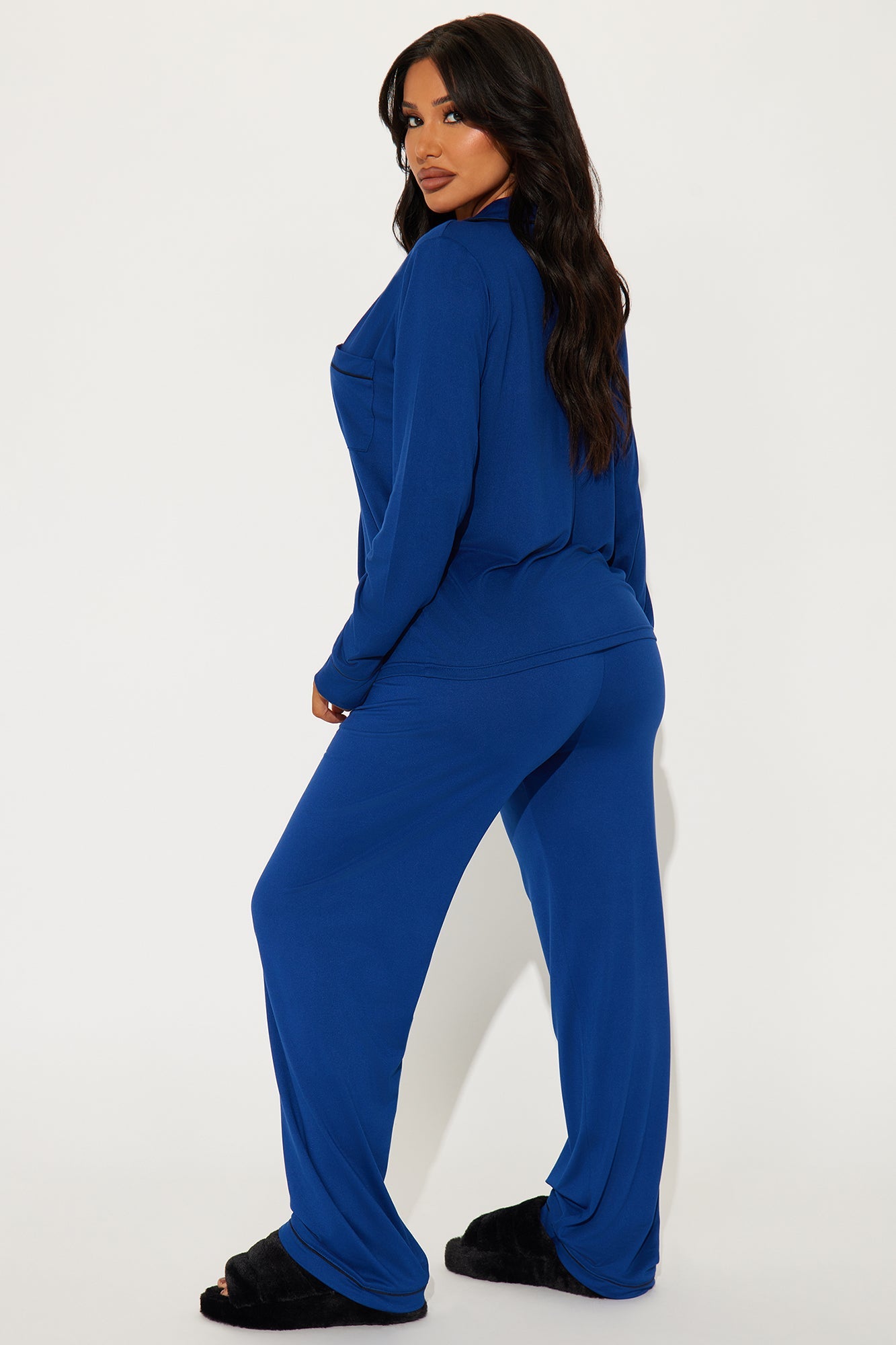 In The Morning PJ Pant Set - Navy