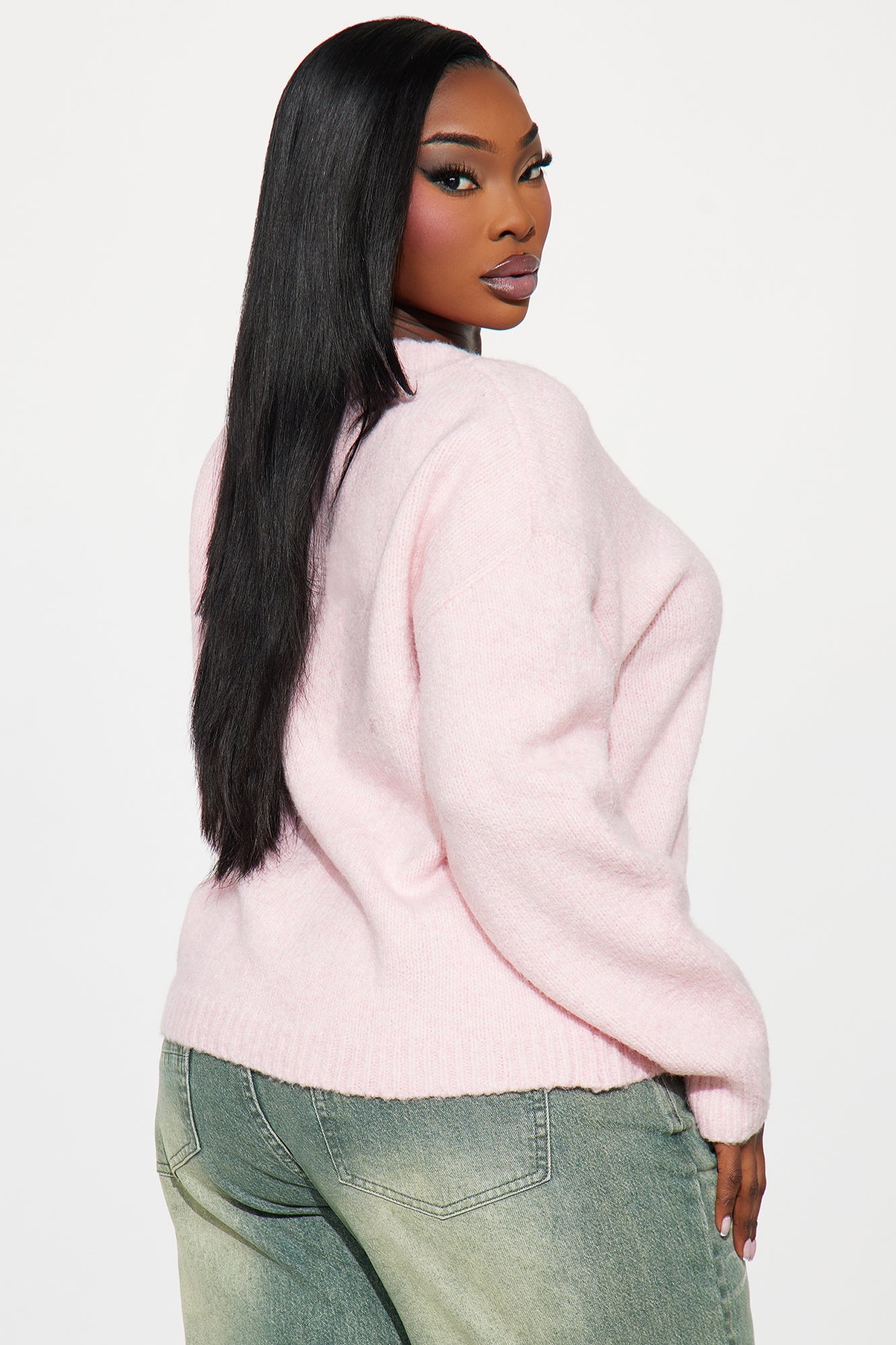 Ready For Fall Sweater - Pink