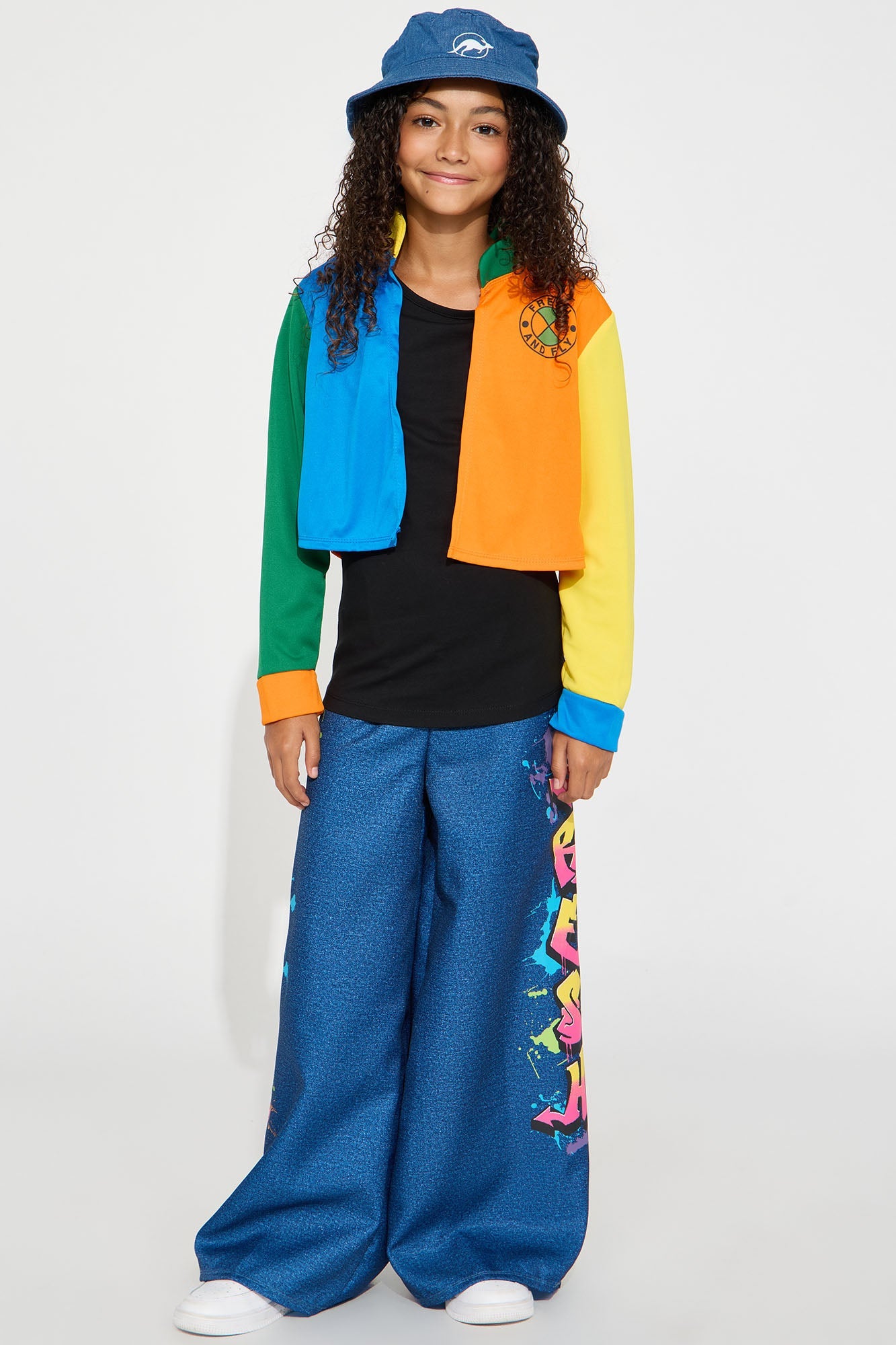 Mini Hip Hop Star Costume - Multi Color