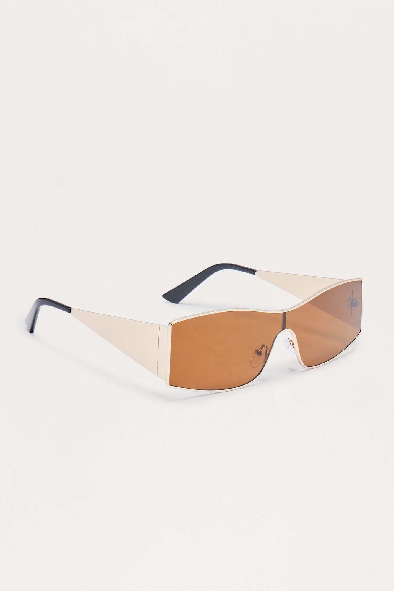 High Heat Round Metal Frame Sunglasses - Gold/combo
