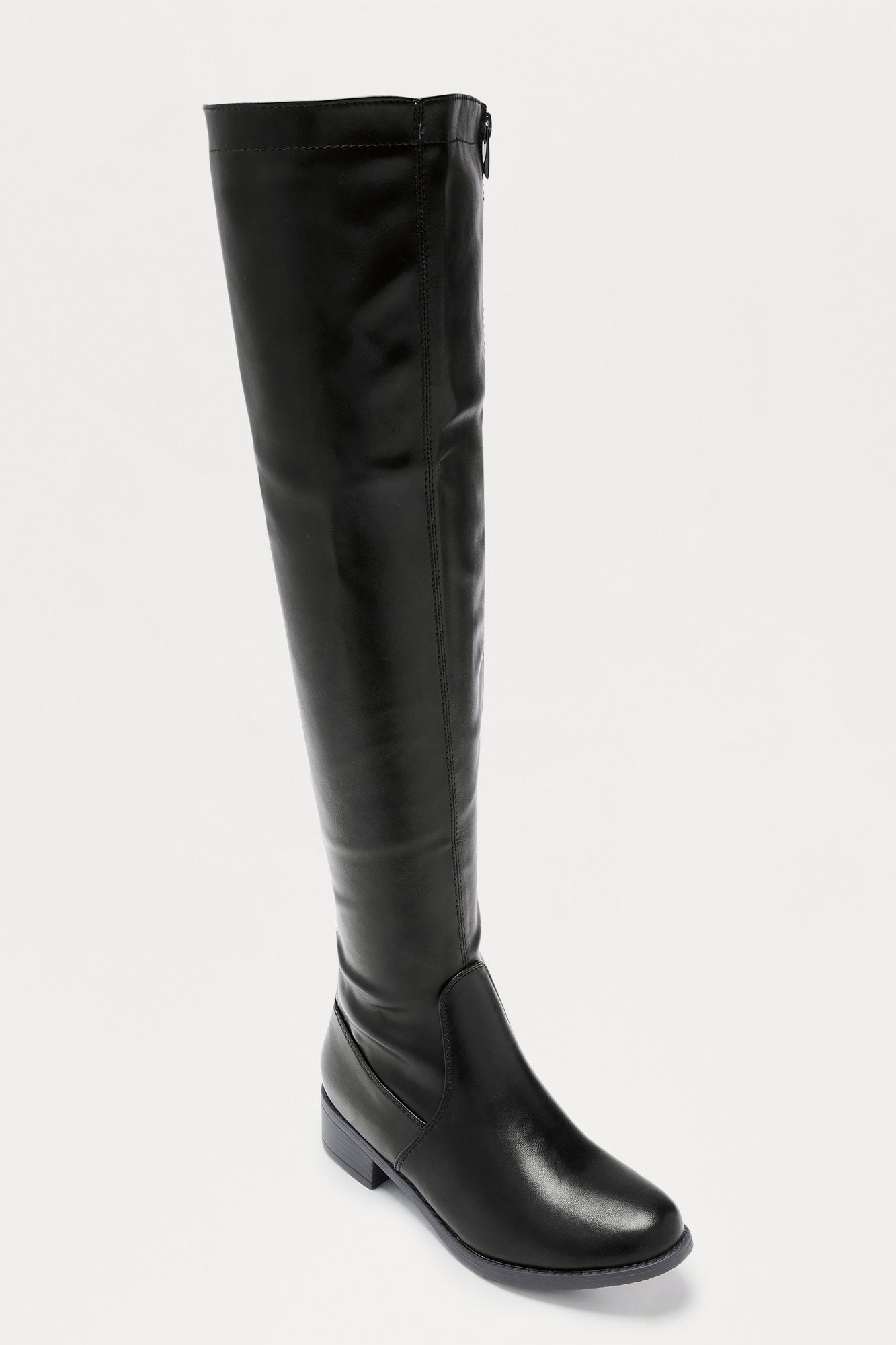 True Lace Up Boots - Black