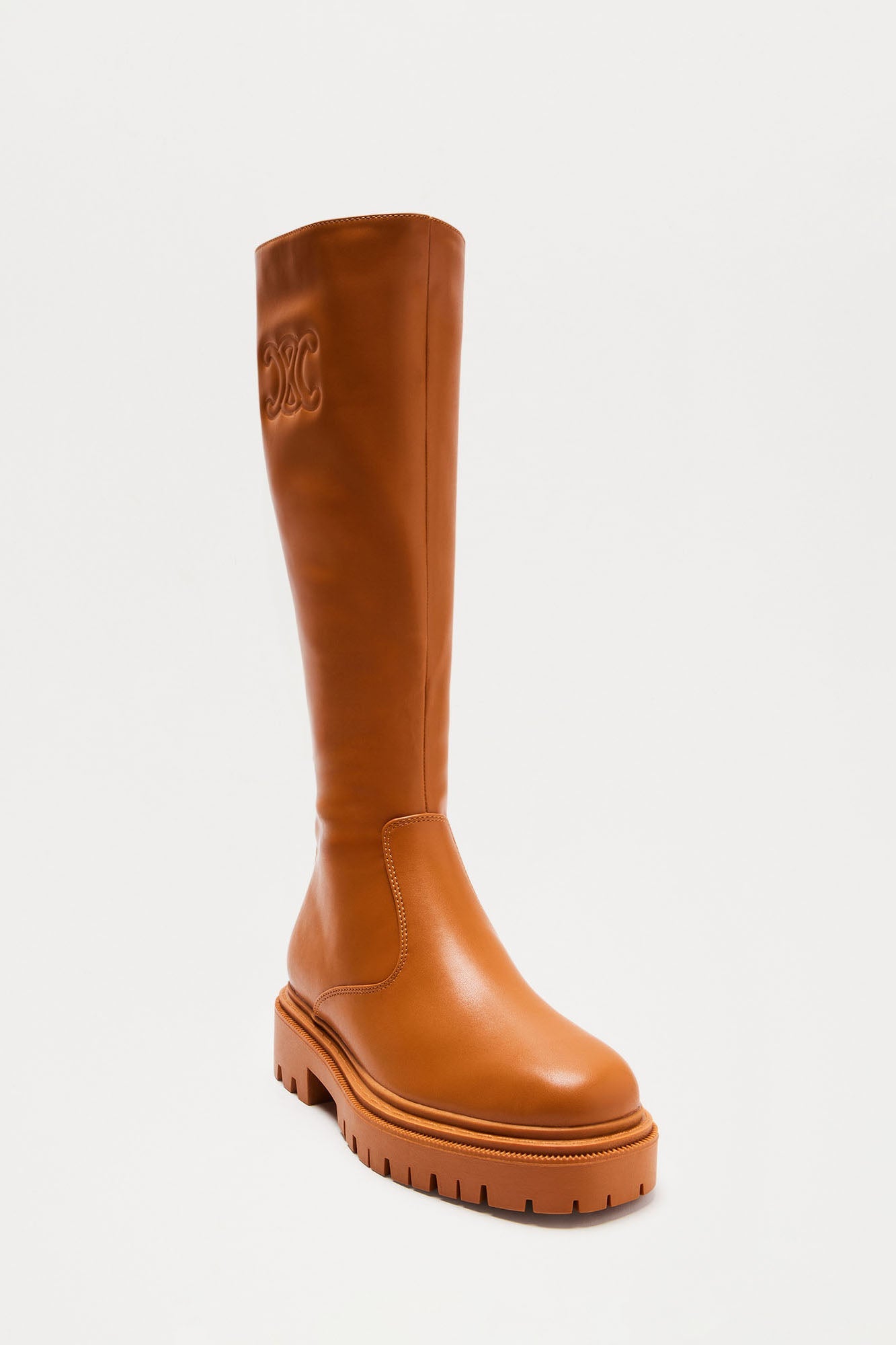 Holland Knee High Boots - Camel