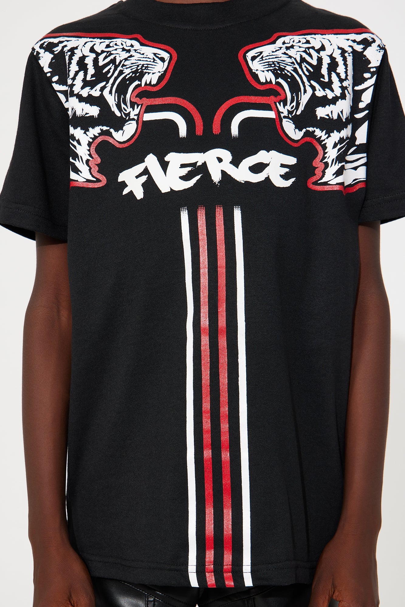 Mini Fierce Graphic Short Sleeve Tee - Black