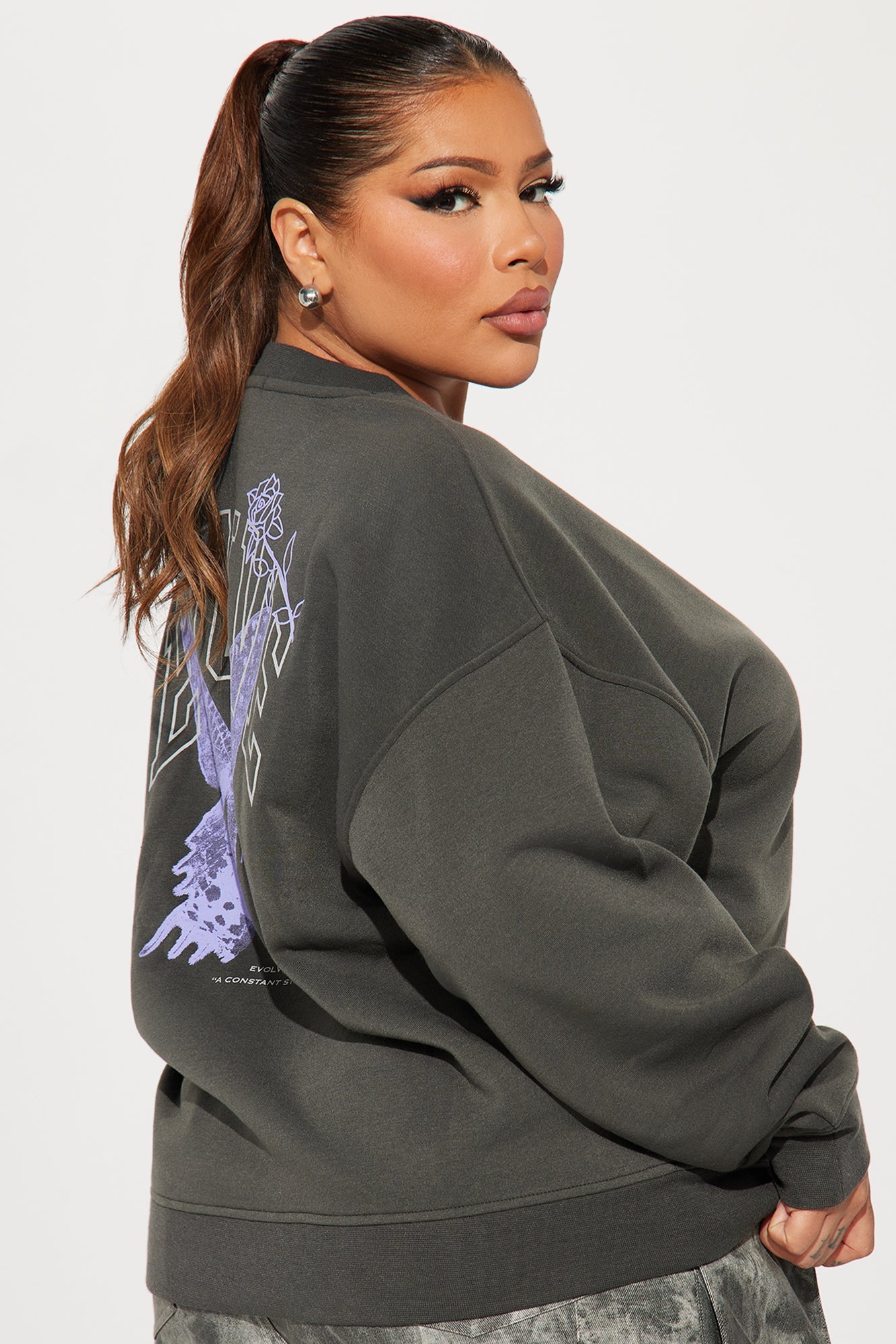 Evolve Washed Sweatshirt - Black Wash