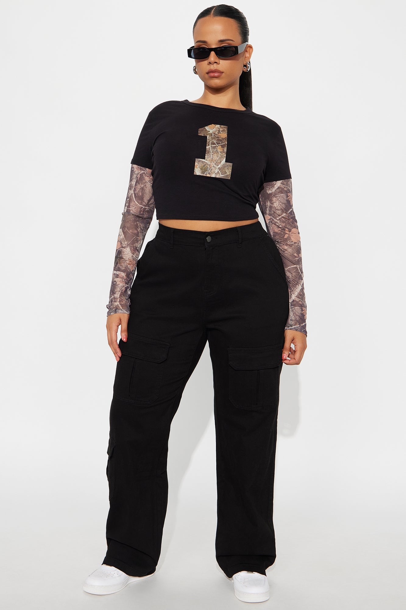 Out Of My Lane Cargo Pant - Black