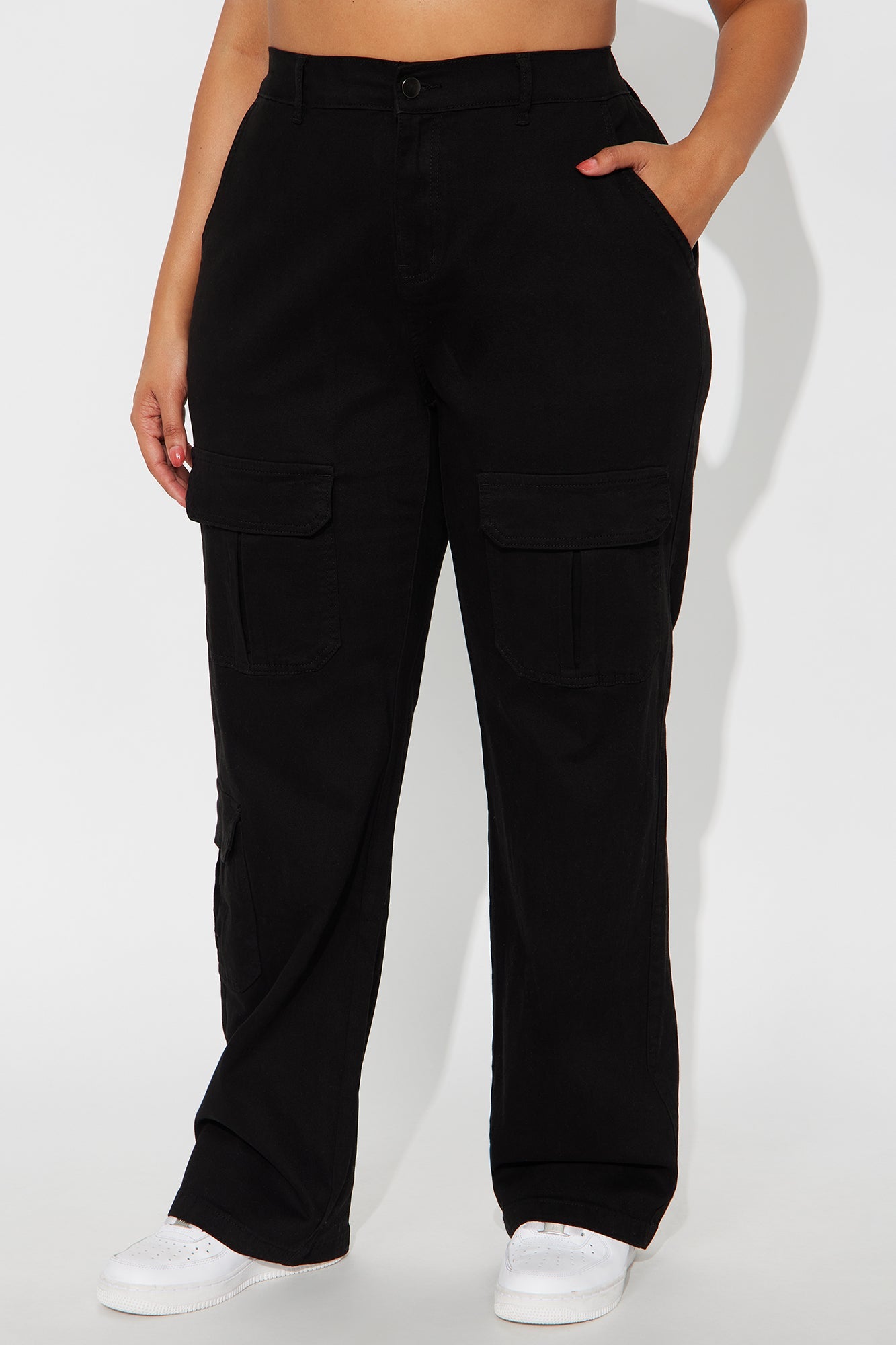 Out Of My Lane Cargo Pant - Black