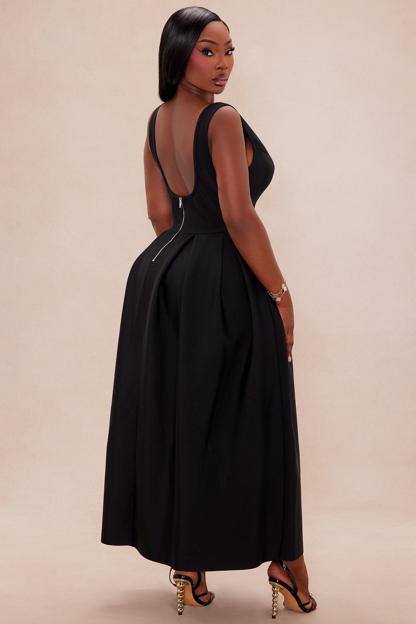 Lani Bandage Maxi Dress - Black
