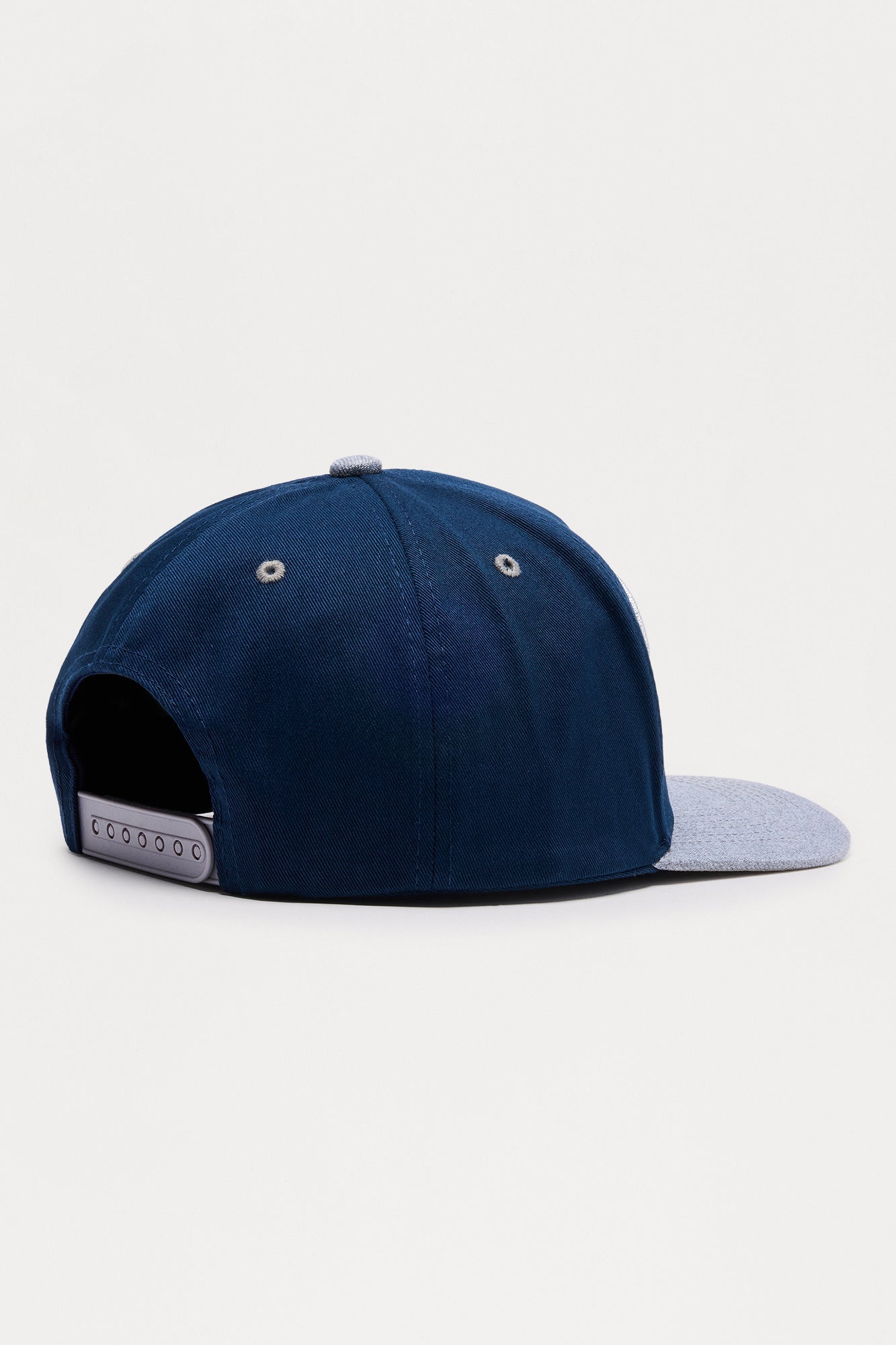 Dallas Two Tone Structured Snapback Hat - Navy/combo