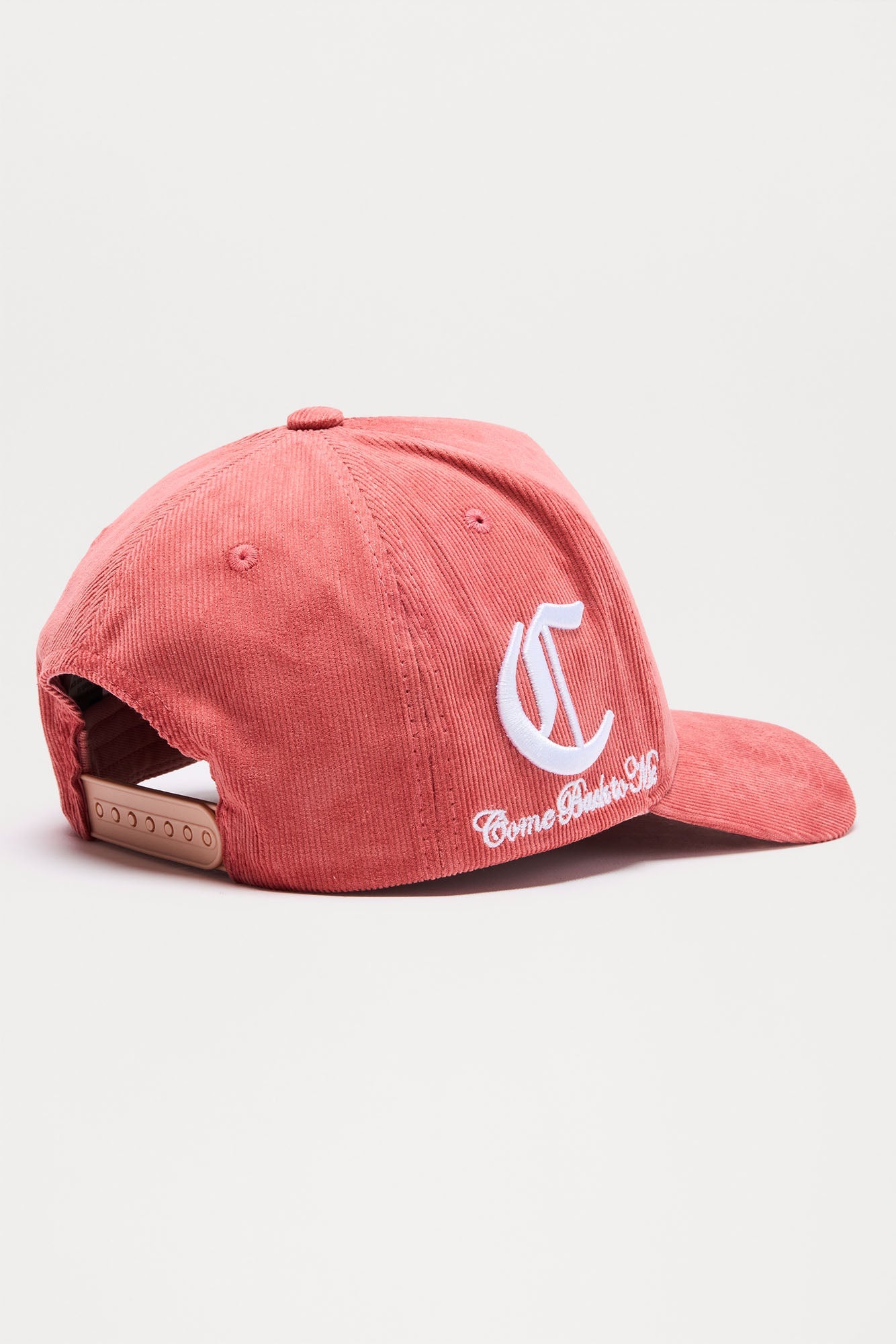 Come Back Corduroy Snapback Hat - Pink