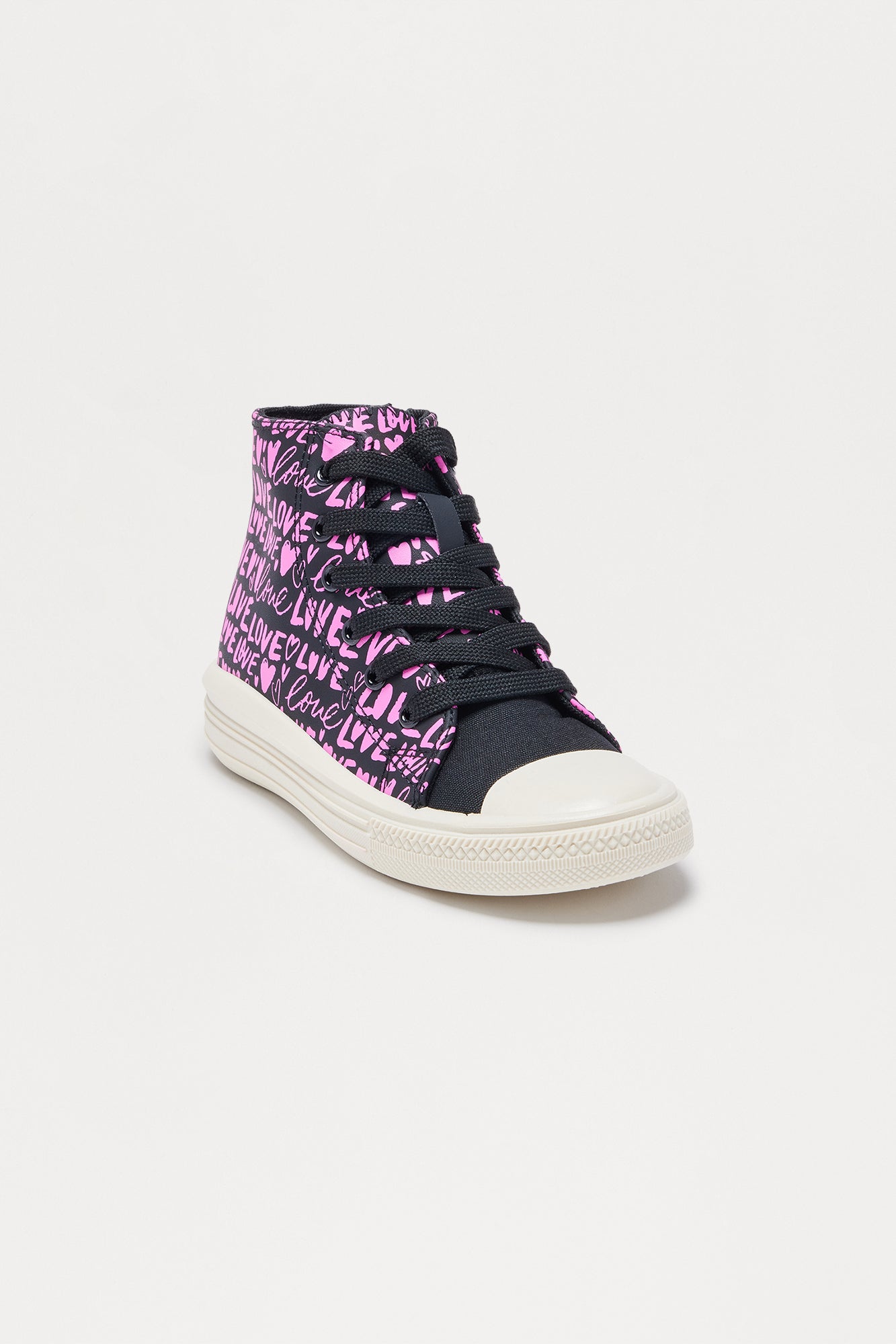 Mini So Much Love High Top Sneakers - Pink/combo