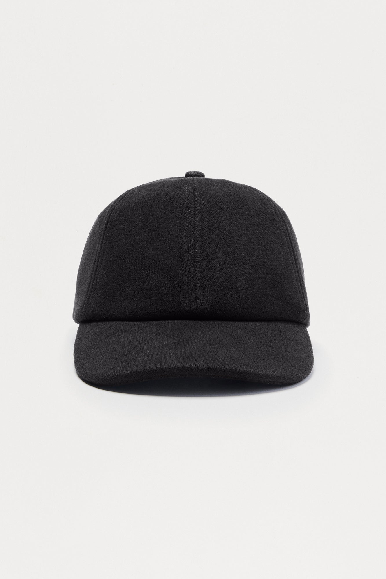 410 Fleece 6 Panel Baseball Hat - Black