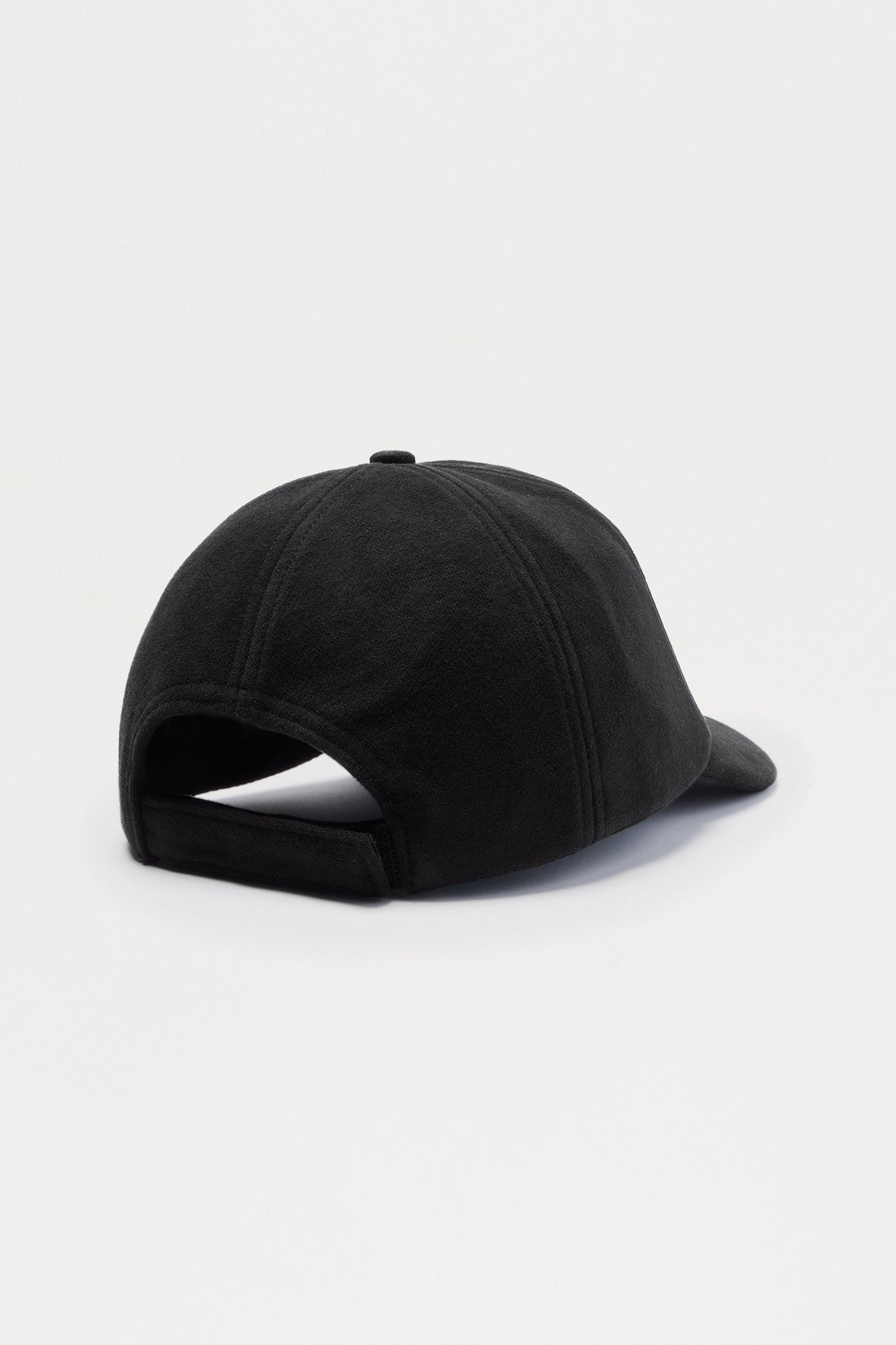 410 Fleece 6 Panel Baseball Hat - Black