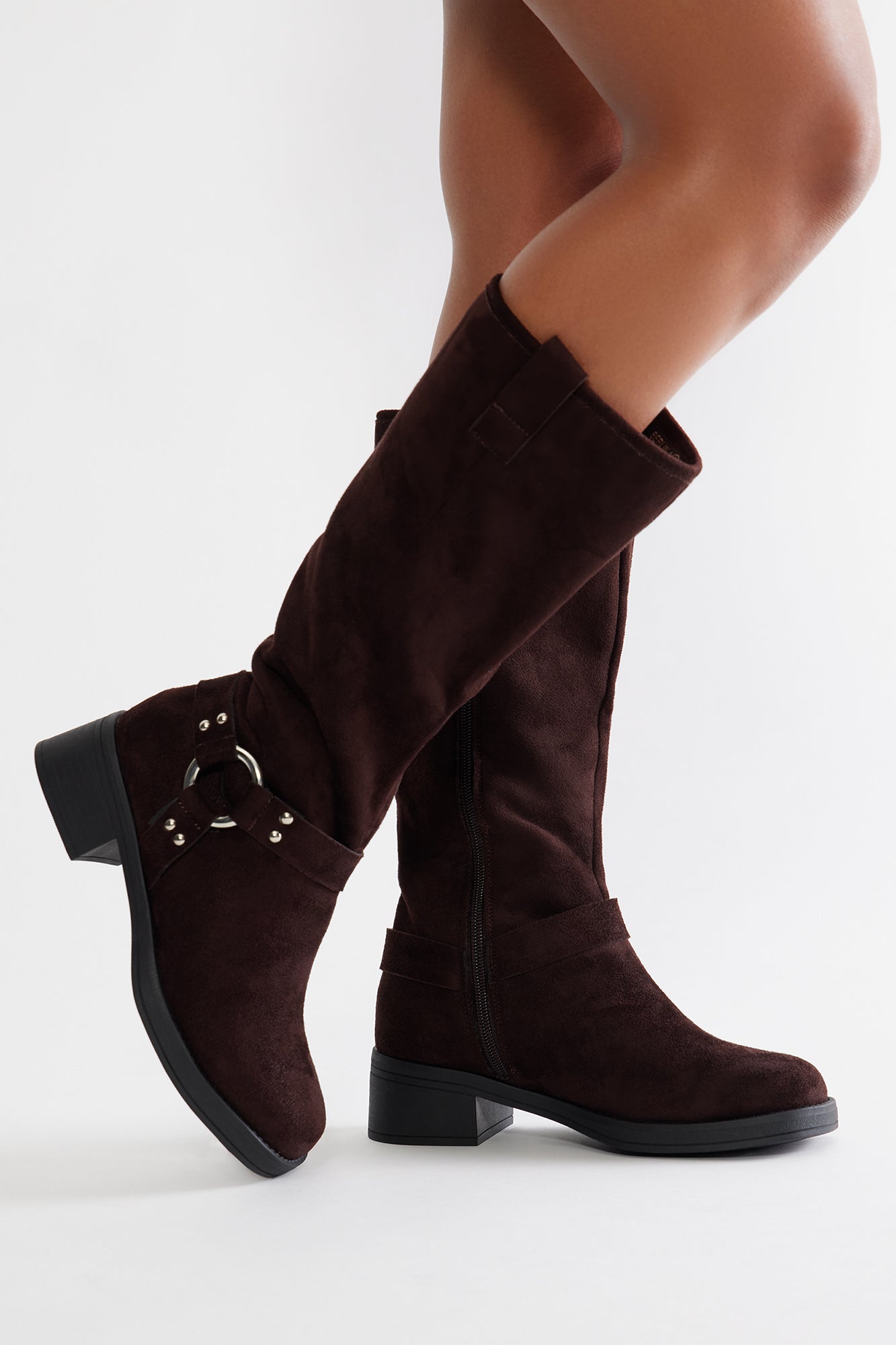 Joella Hardware Boots - Brown