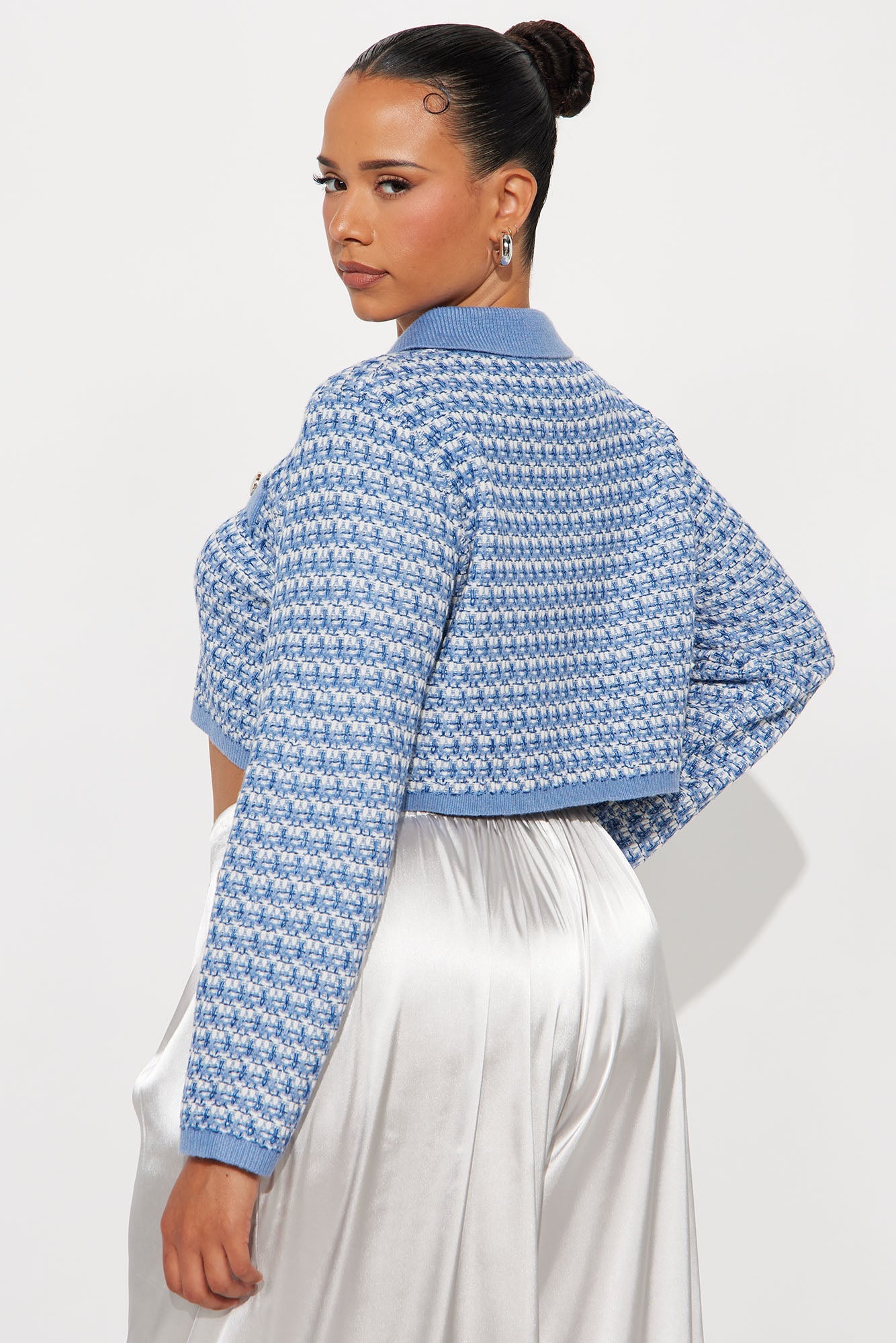Not Too Posh Pullover Sweater - Blue/combo