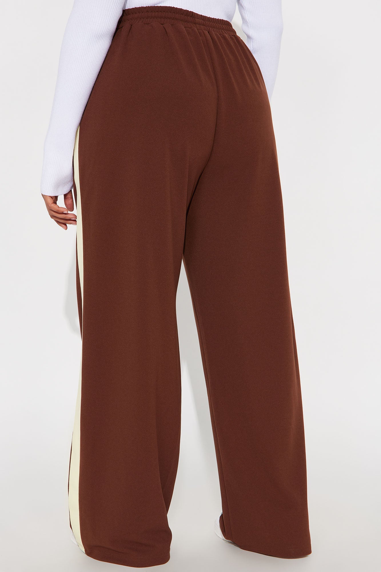 Point Of View Track Trouser Pant - Brown/combo