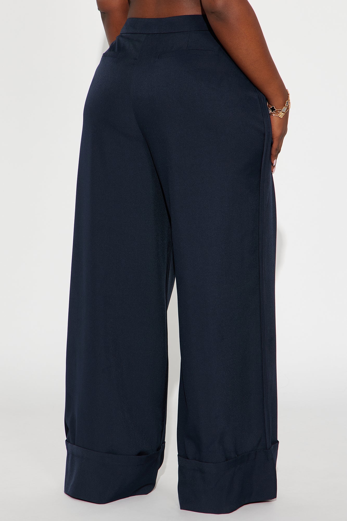 Executive Decisions Cuffed Trouser Pant 32″ - Navy/combo