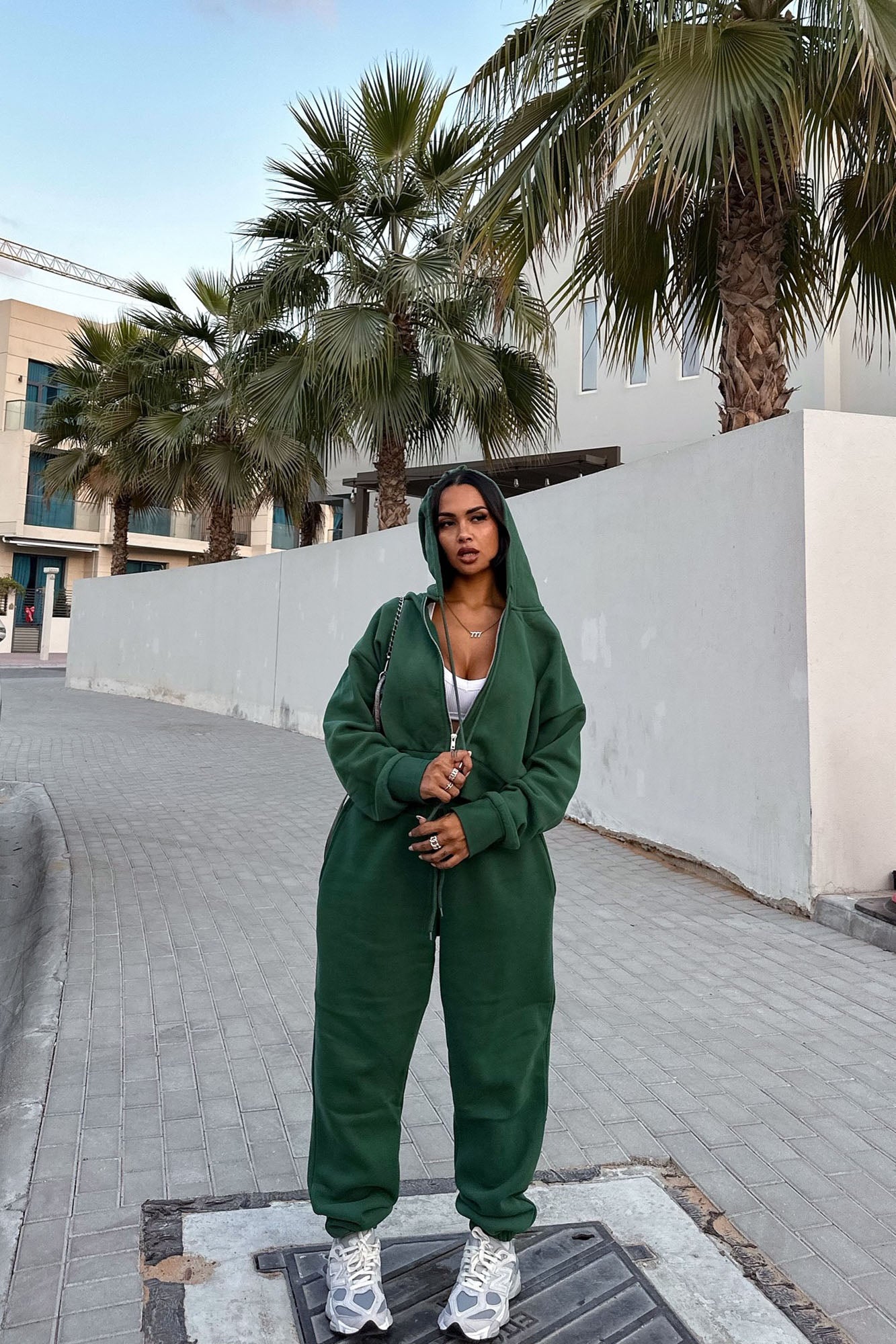Brianna Jogger Pant Set - Hunter