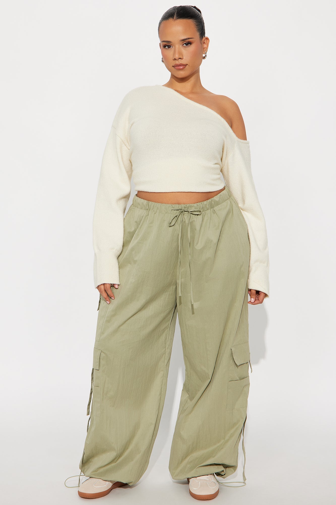 Mellow Weekends Cargo Jogger Pant 32″ - Sage