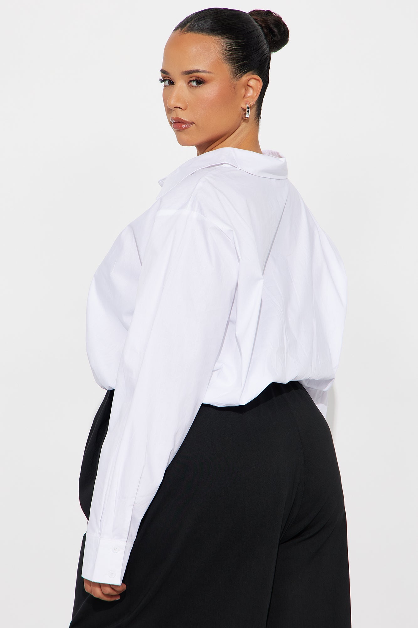 Extra Hours Poplin Shirt - White