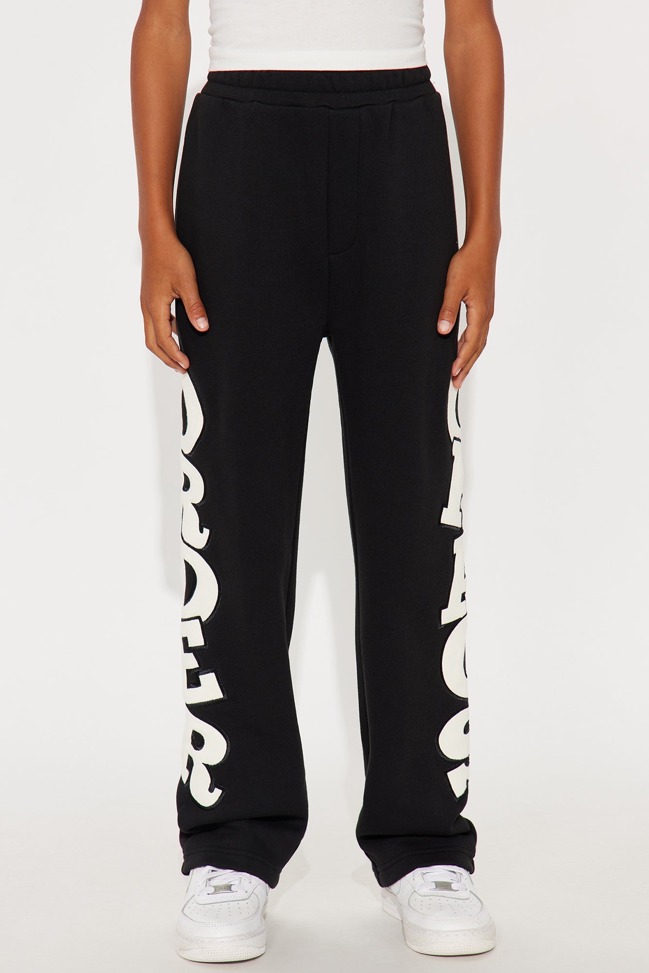 Mini Order And Chaos Sweatpants - Black