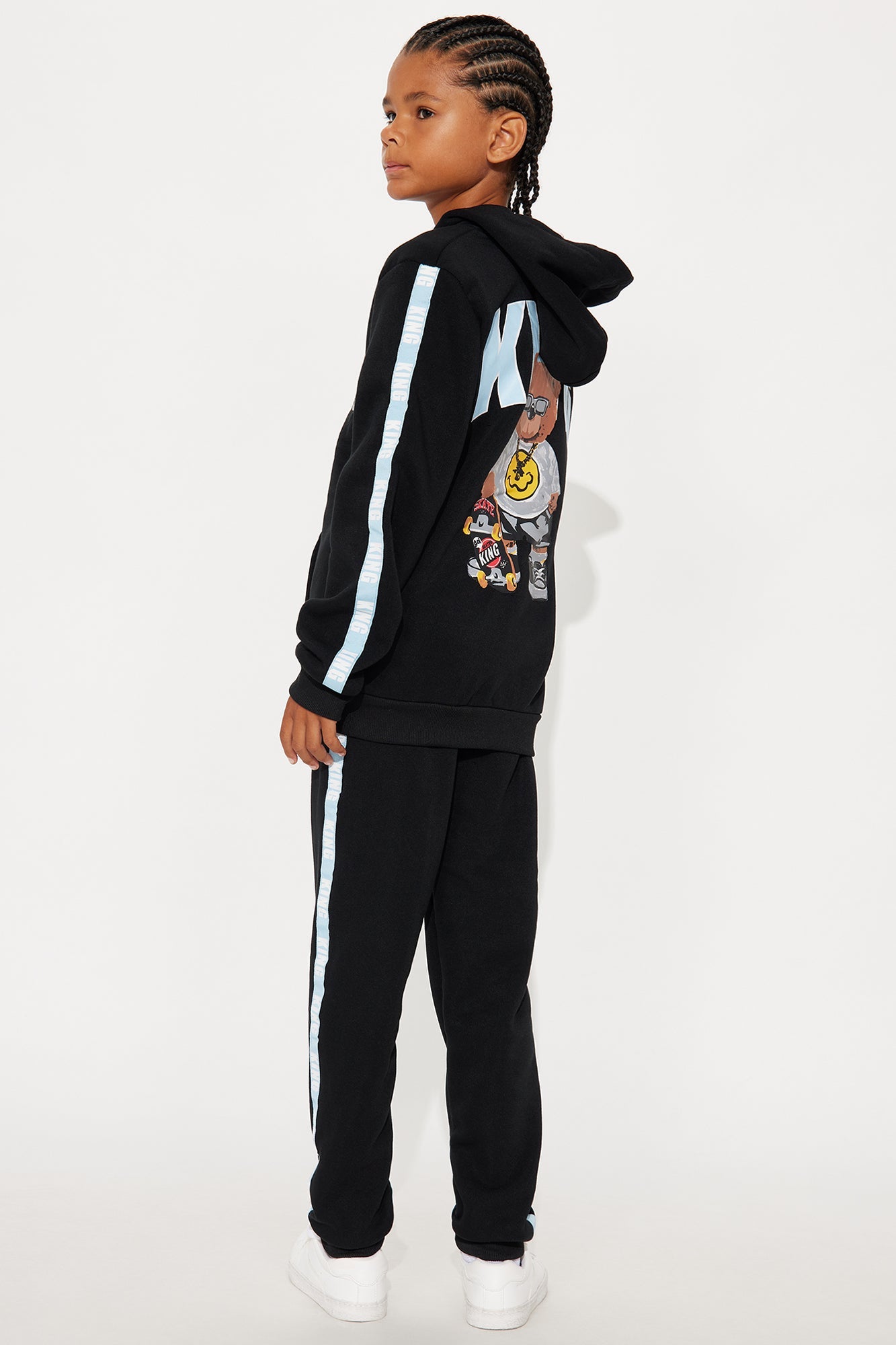 Mini King Of The Skatepark Jogger Pant Set - Black