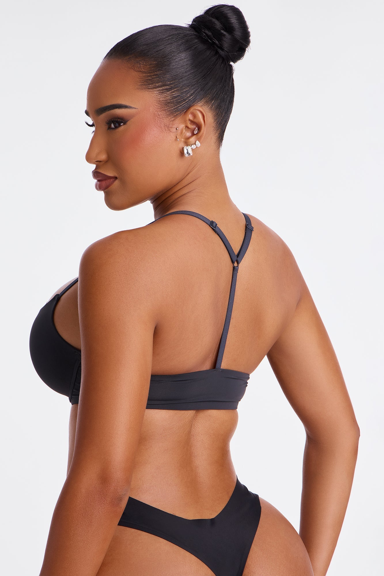 Light As A Feather Front Closure Bra - Black