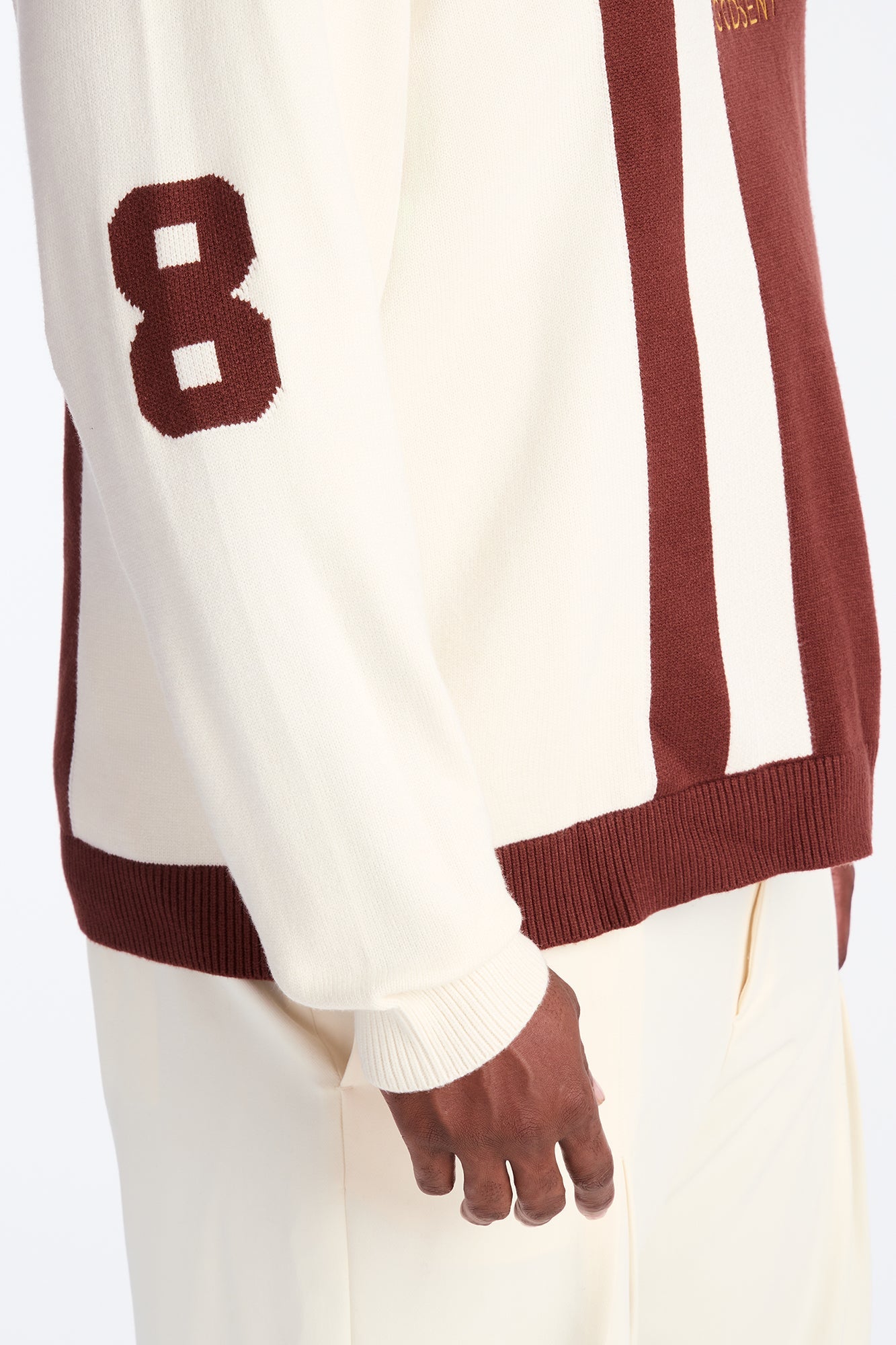 Distant Daydream Vneck Sweater - Brown Combo