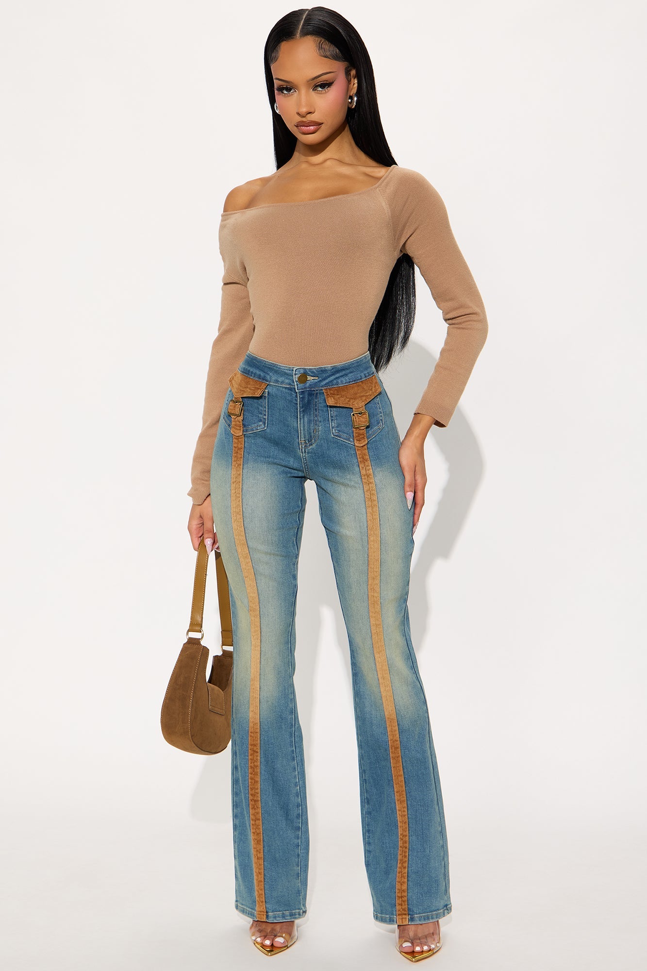 East Sixth Street Mid Rise Bootcut Jeans - Vintage Wash