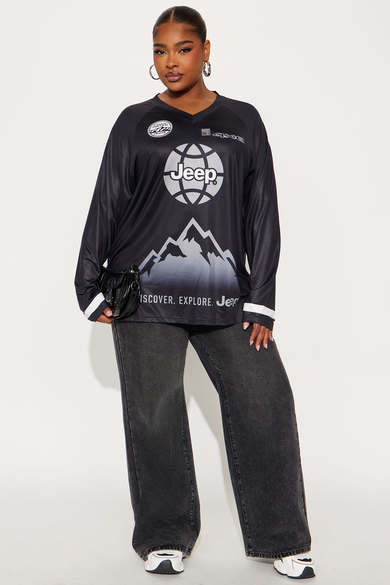 Jeep Around The Globe Jersey - Black