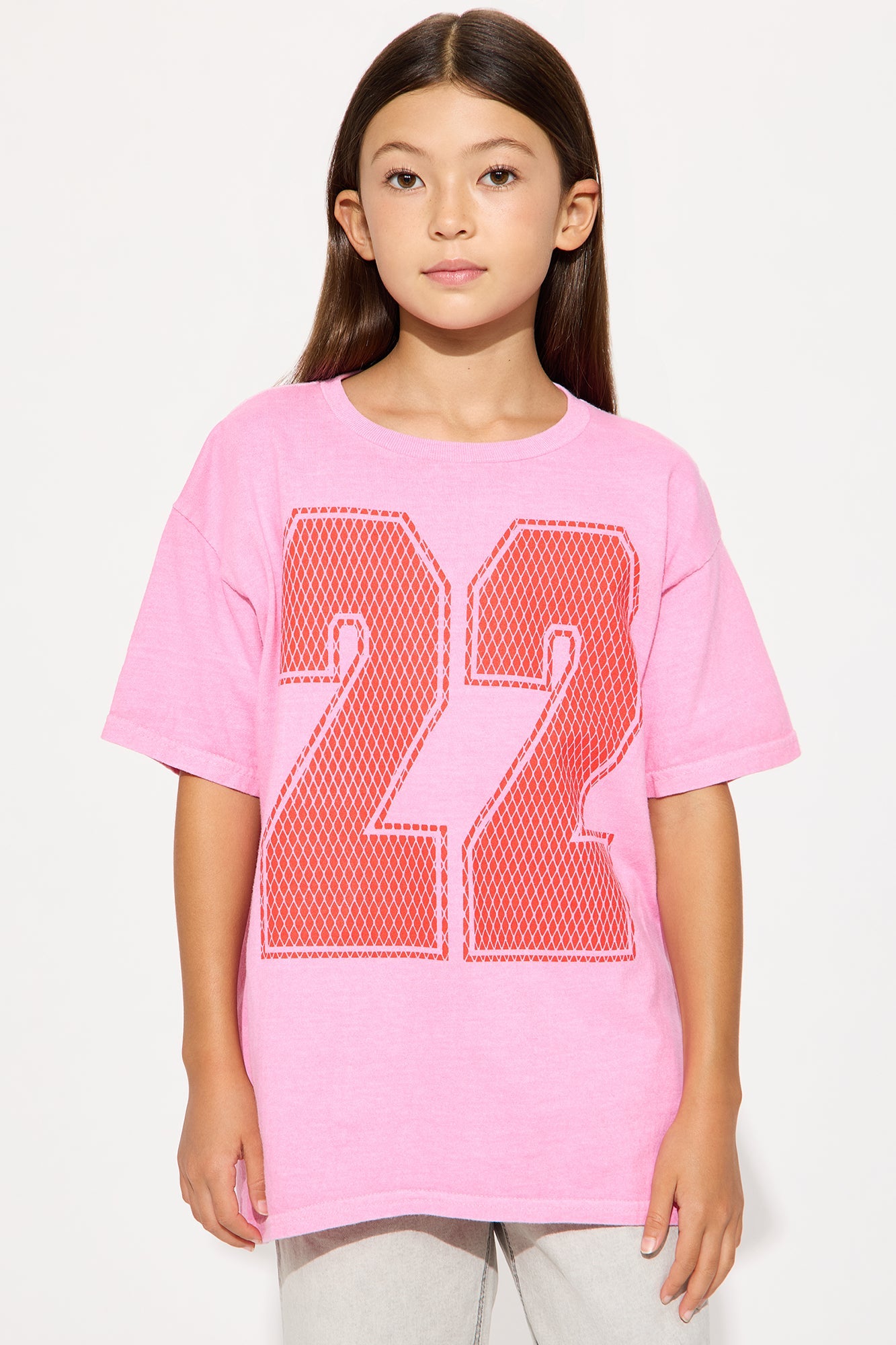 Mini True 22 Short Sleeve Tee - Pink