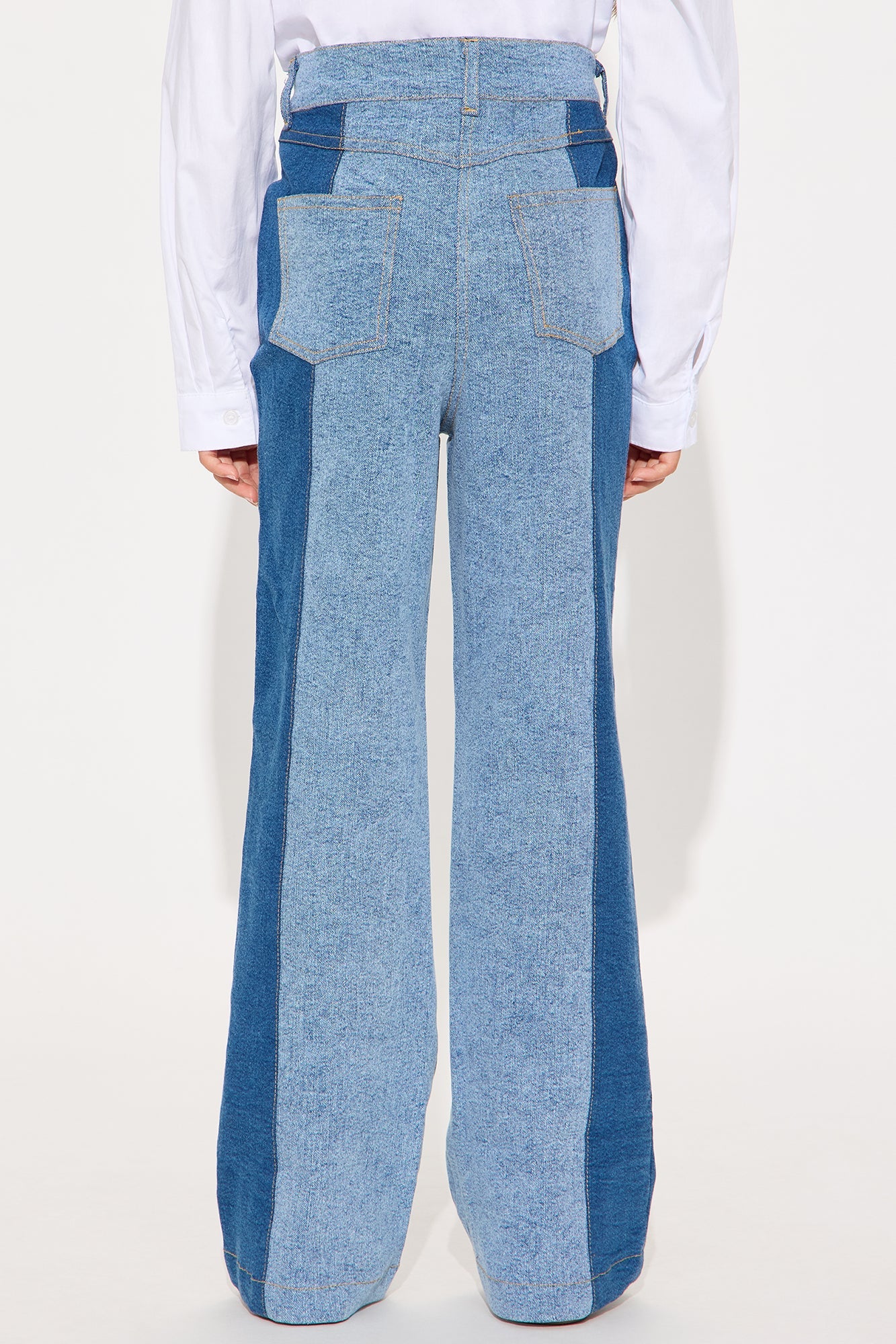 Mini Mia Two Tone Jeans - Blue/combo