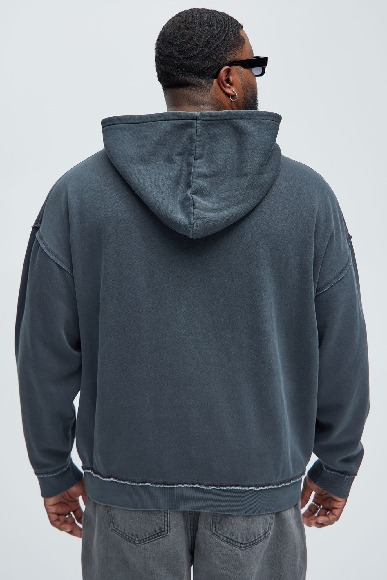 Paranoid Society Oversized Hoodie - Charcoal